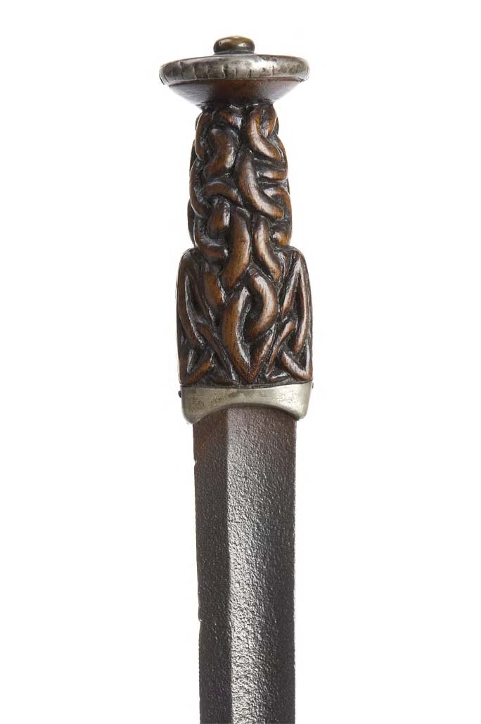 A rare pewter mounted Highland dirk, circa 1720/30