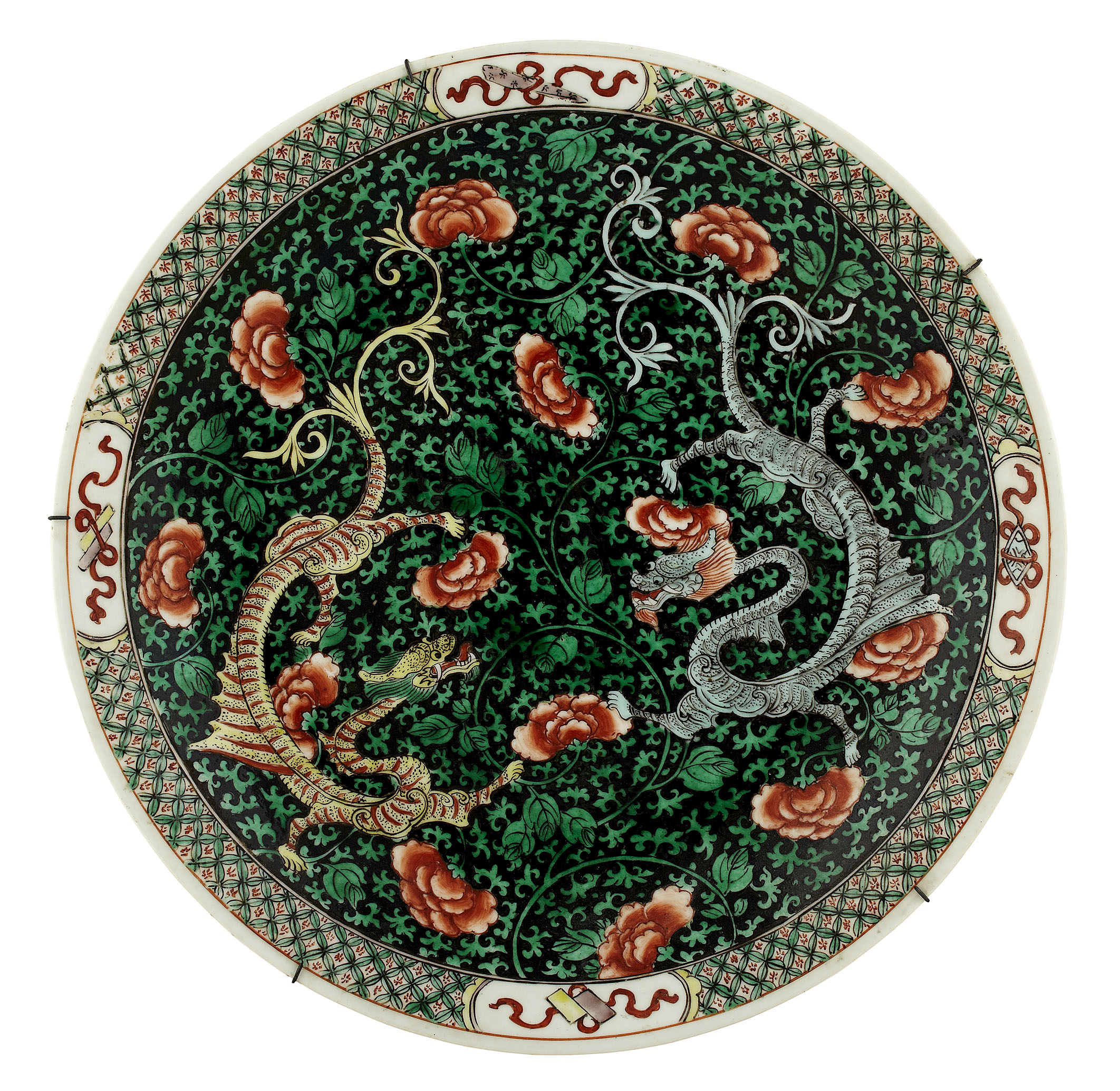 CHINESE FAMILLE NOIRE PORCELAIN