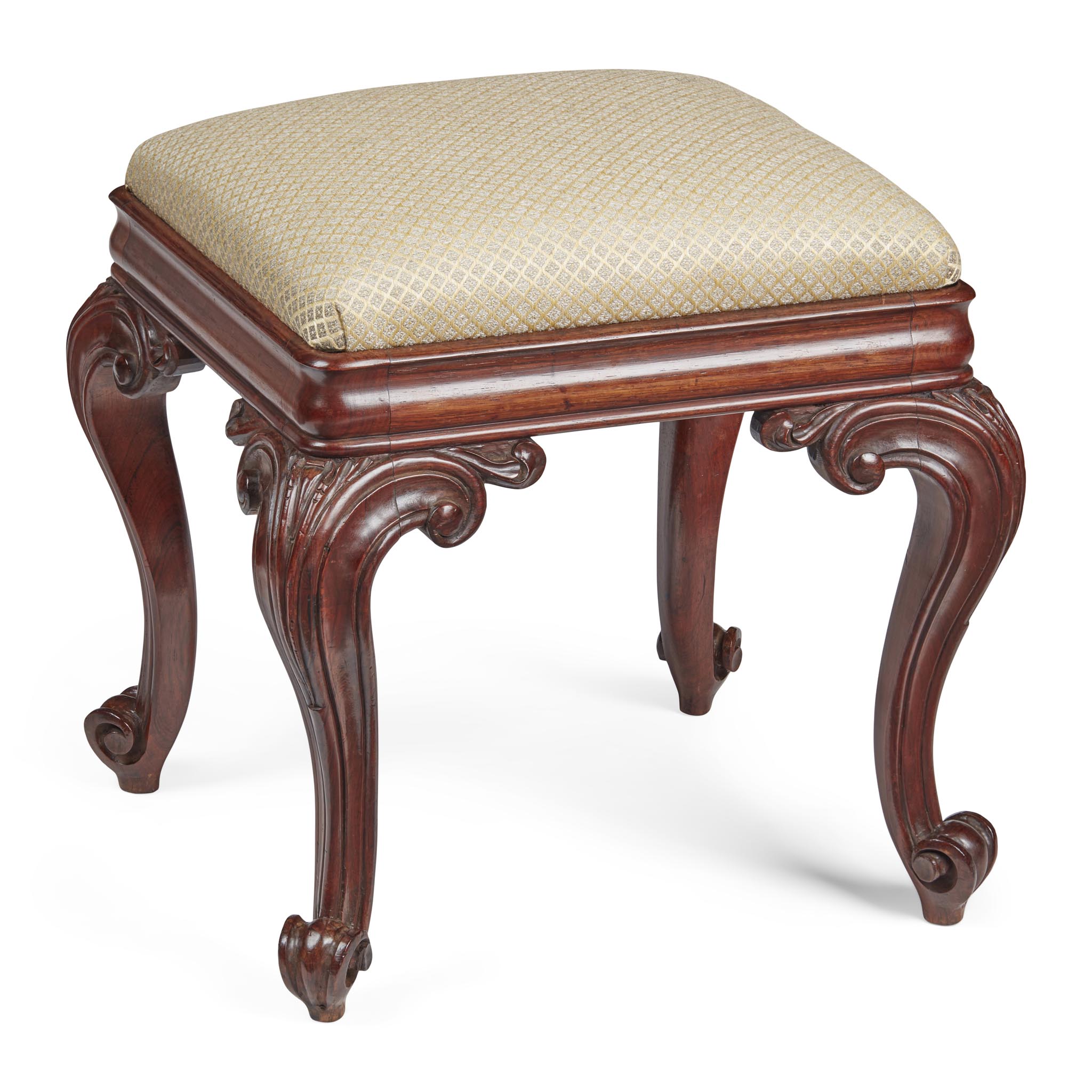 WILLIAM IV ROSEWOOD STOOL
