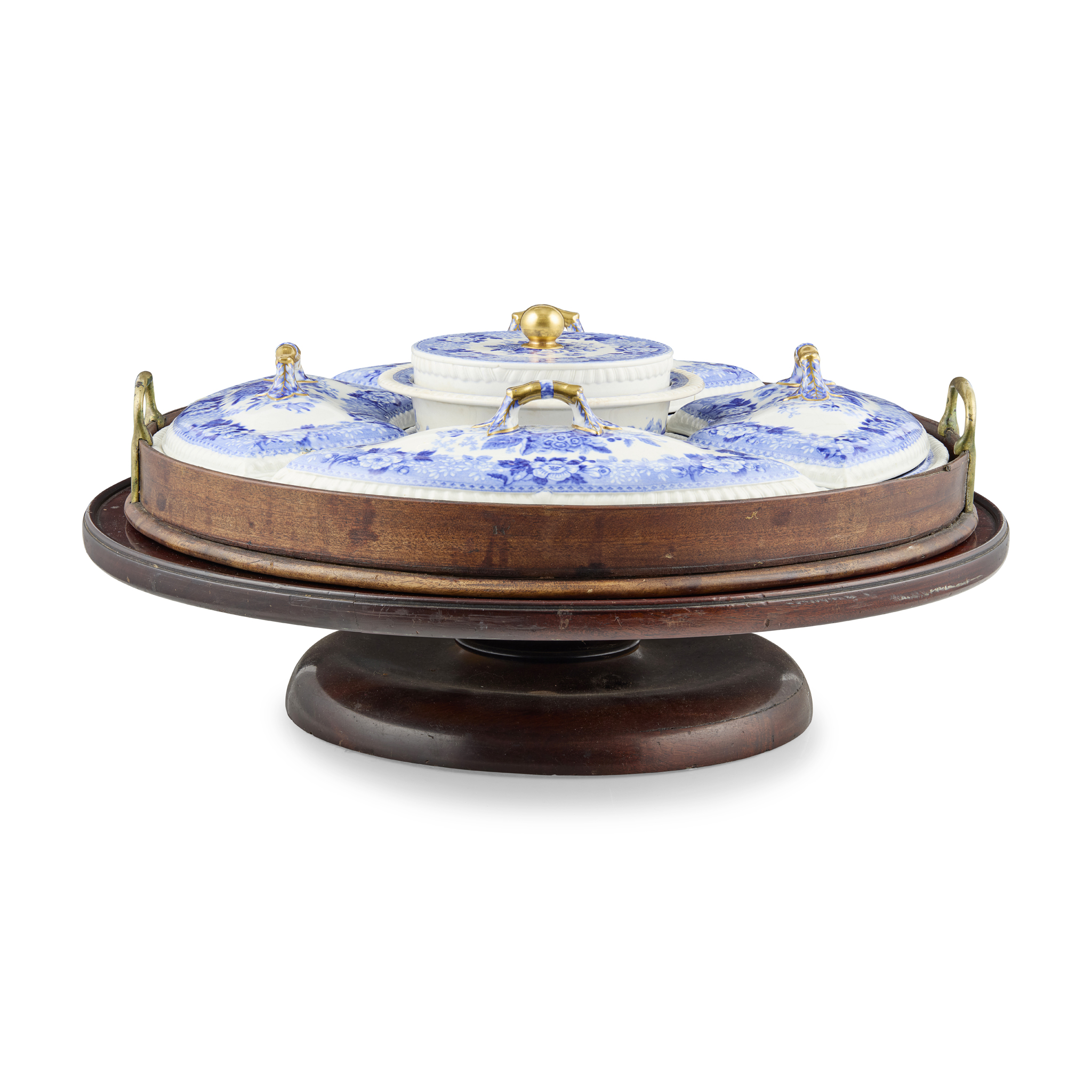 SPODE 'IMPERIAL' BLUE AND WHITE SUPPER SET