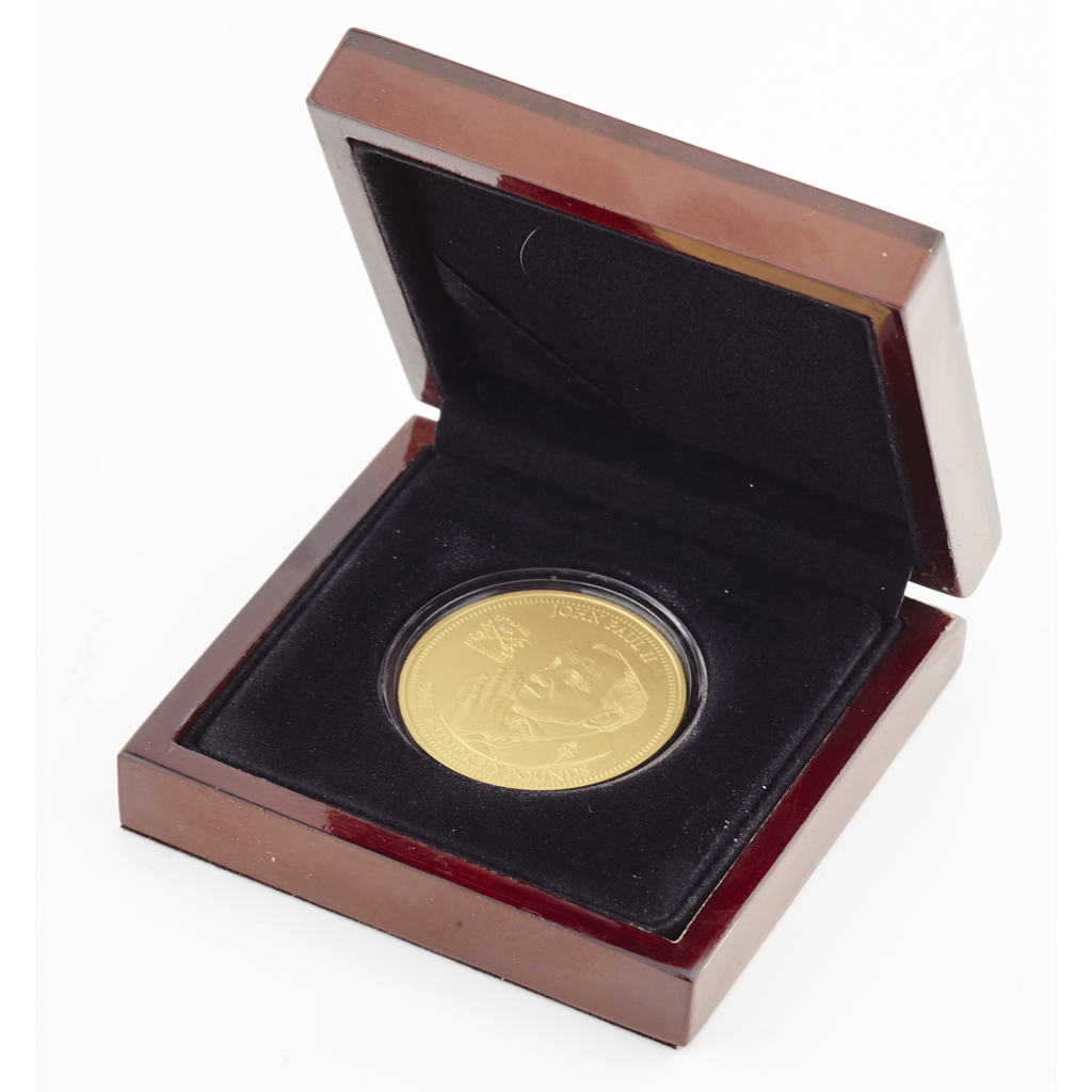 TRISTAN DA CUNHA - A scarce proof gold John Paul II Canonisation commemorative £100 gold coin