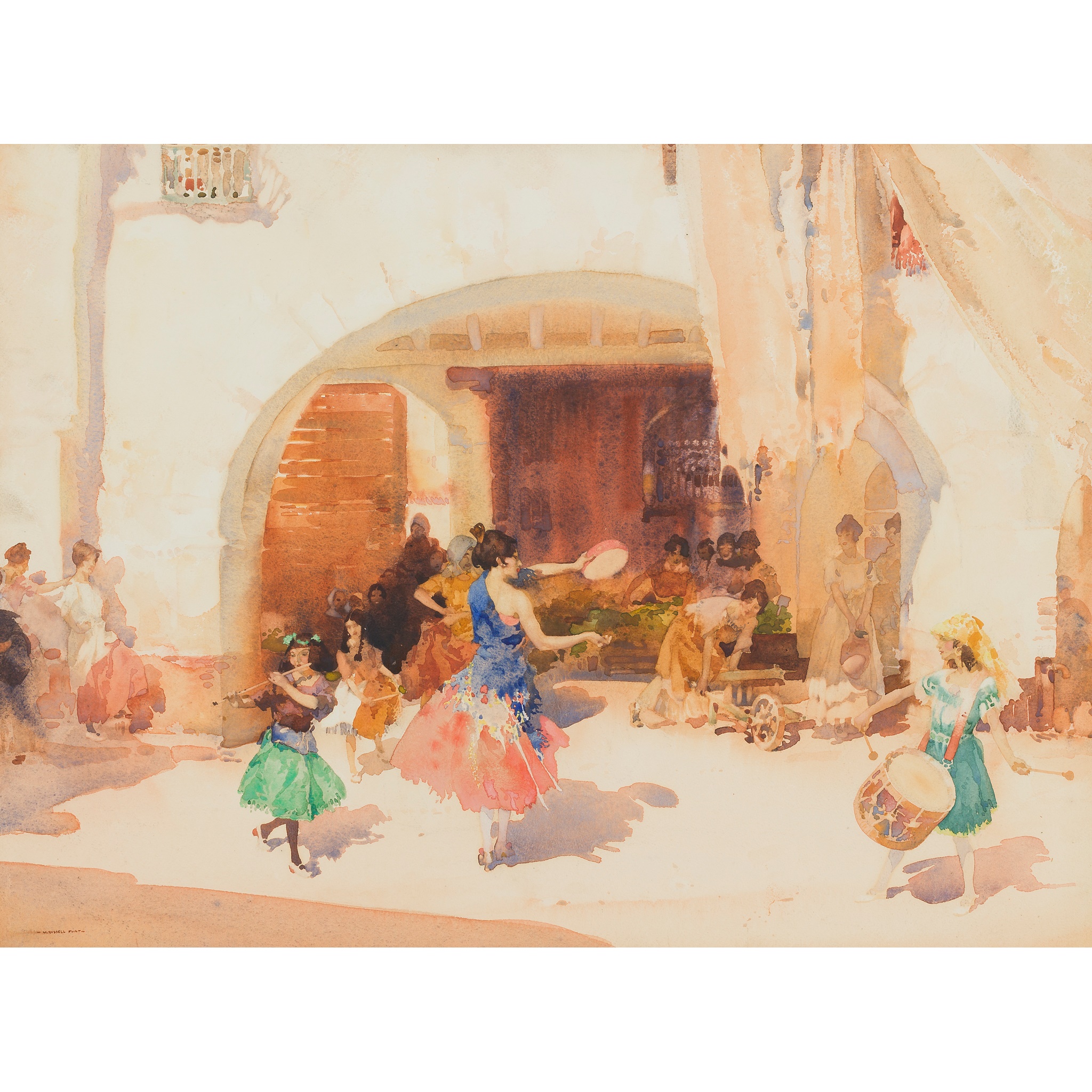 SIR WILLIAM RUSSELL FLINT P.R.A., P.R.W.S., R.S.W., R.O.I., R.E. (SCOTTISH 1880-1969)