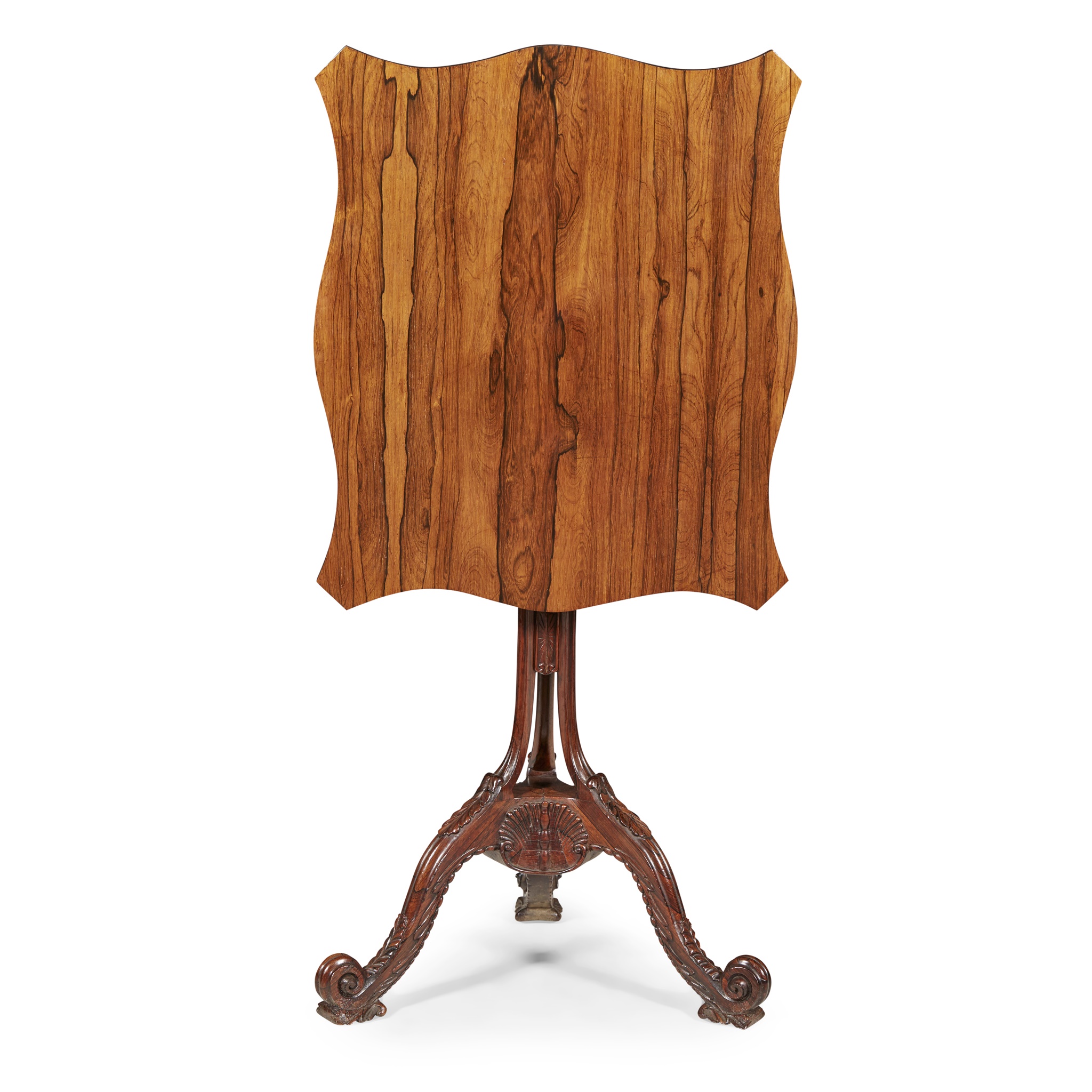 LATE REGENCY ROSEWOOD TRIPOD TABLE