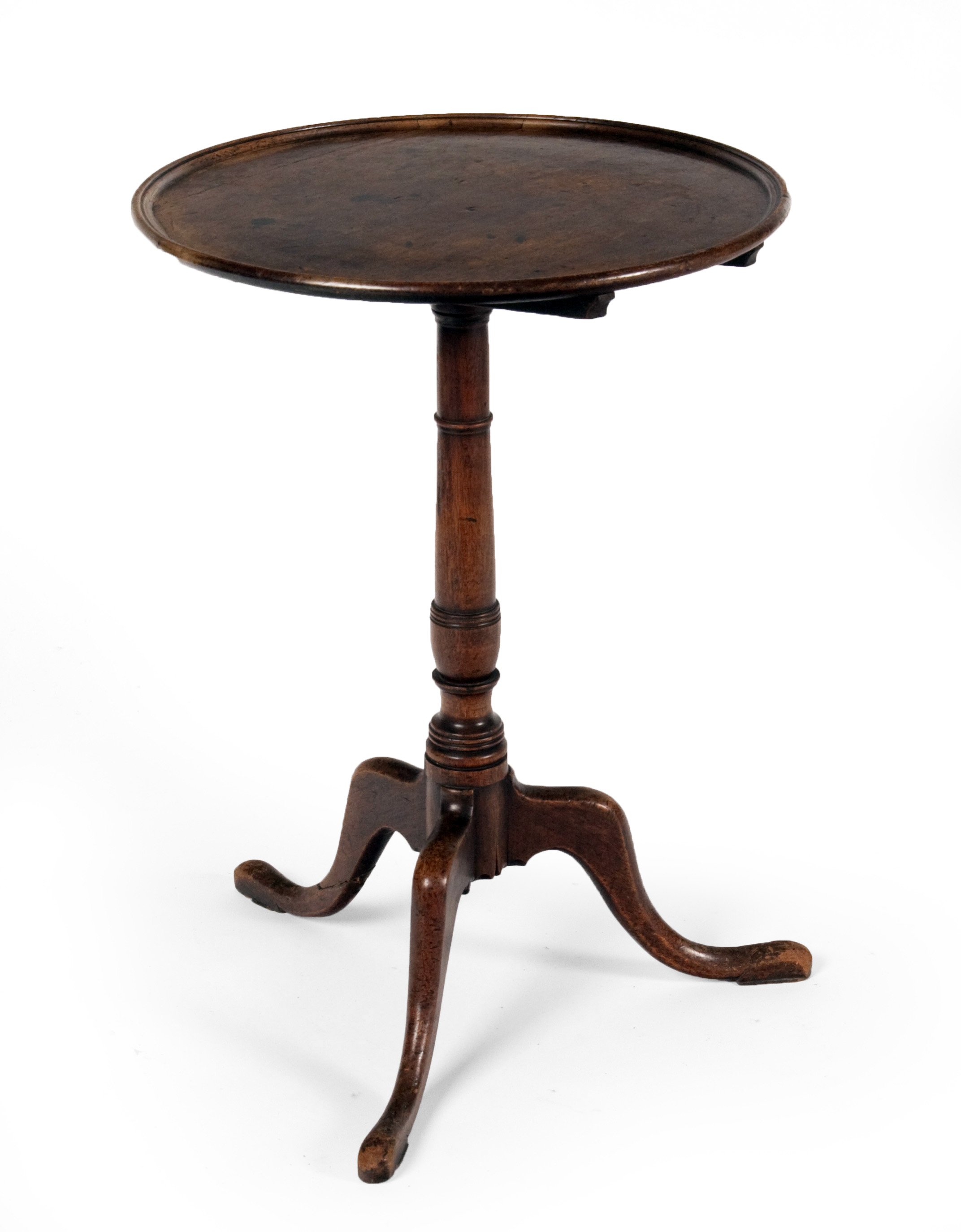 A Regency mahogany tripod table