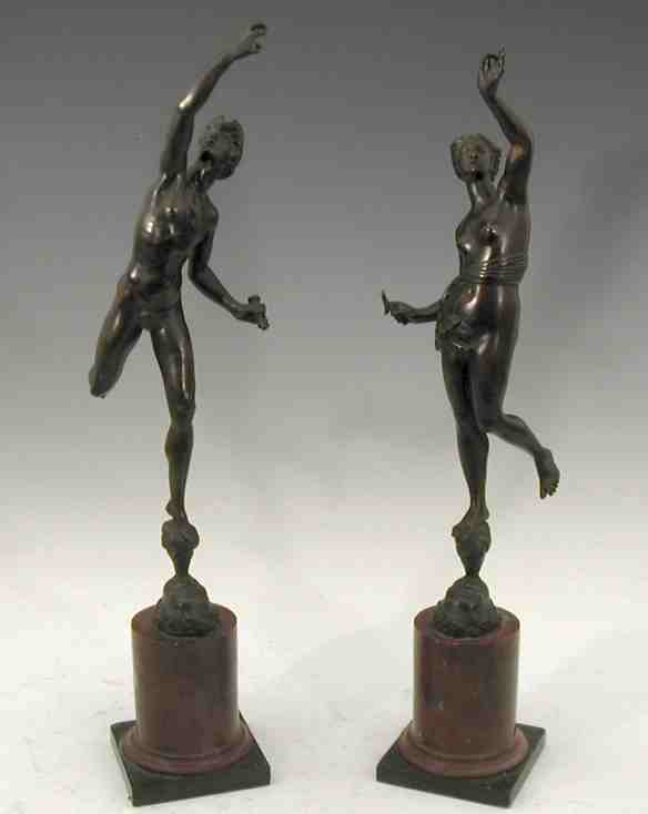 A pair of bronzes after Giambologna,