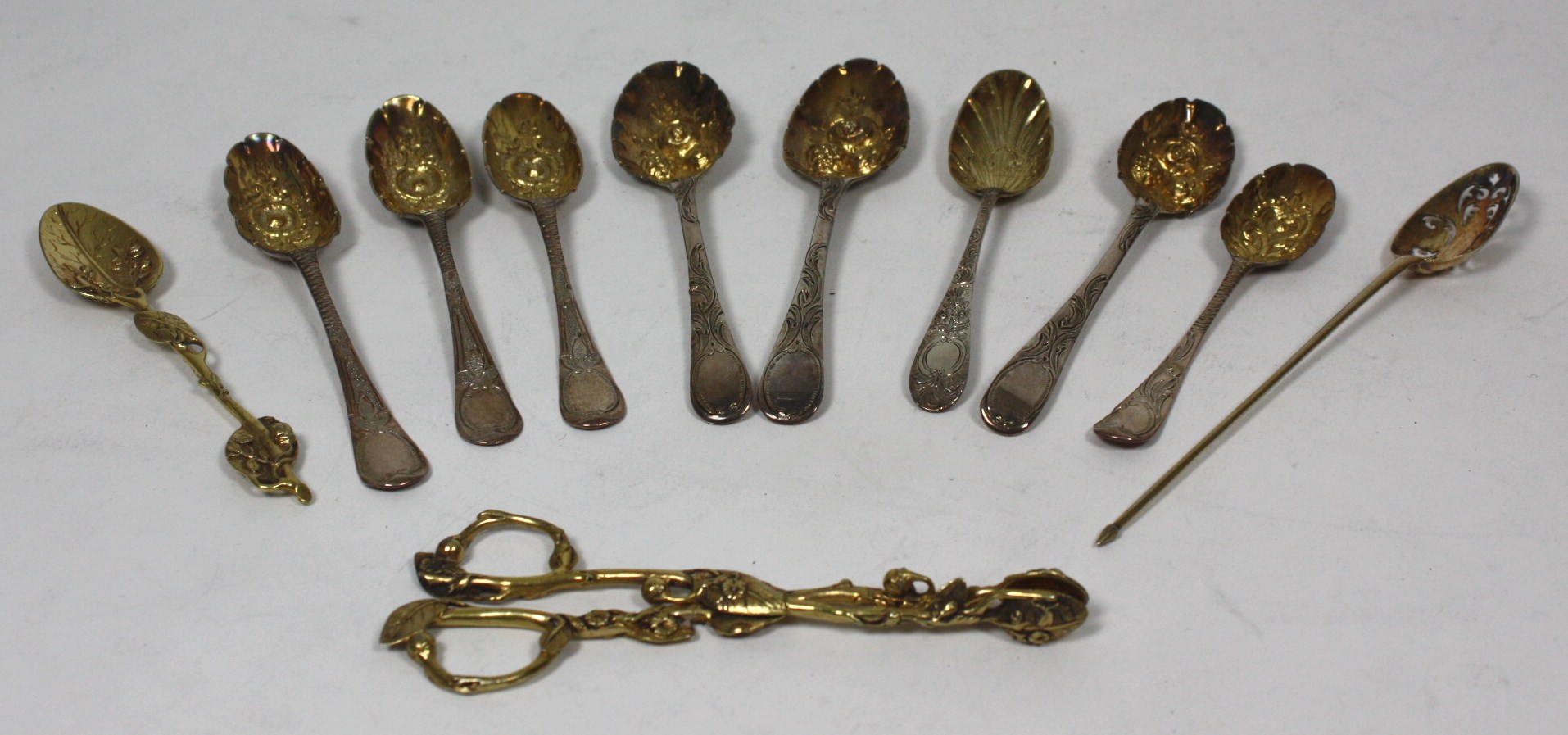 A group of early flatware