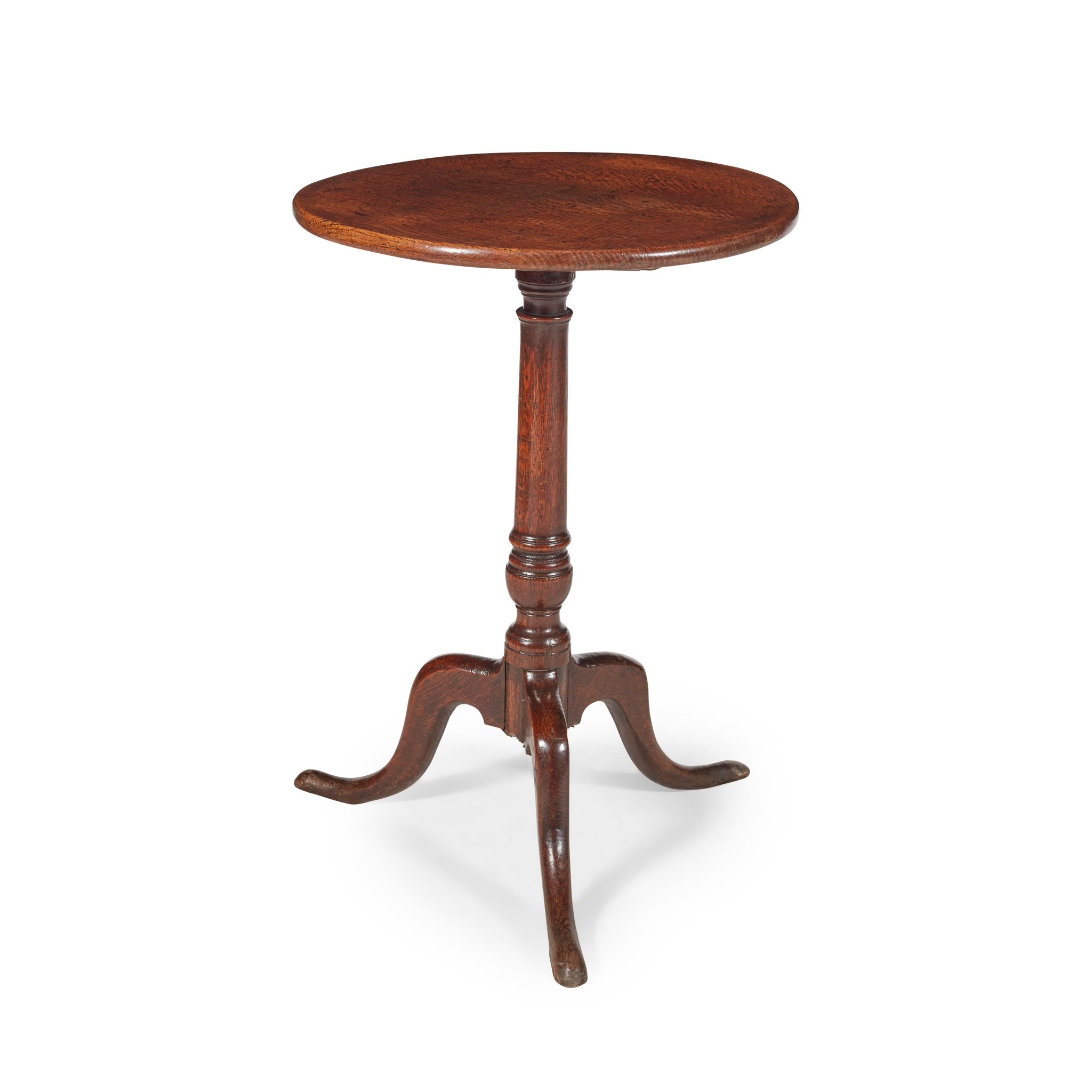 GEORGE III OAK TRIPOD TABLE