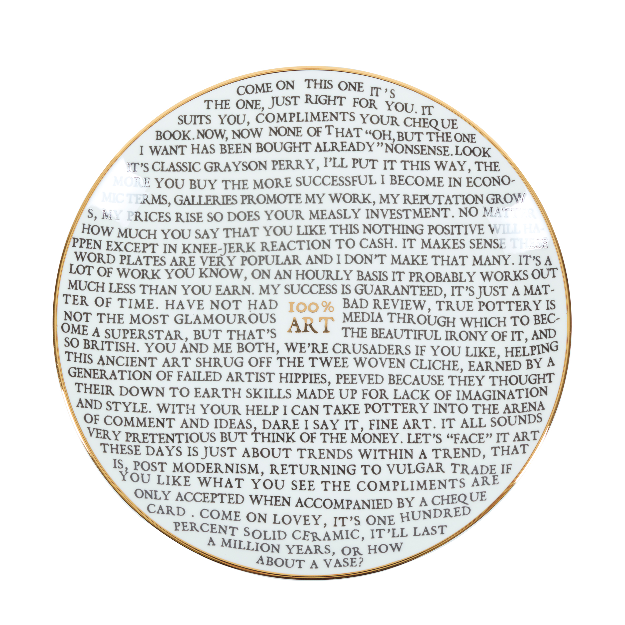 SIR GRAYSON PERRY C.B.E., R.A. (BRITISH 1960-)