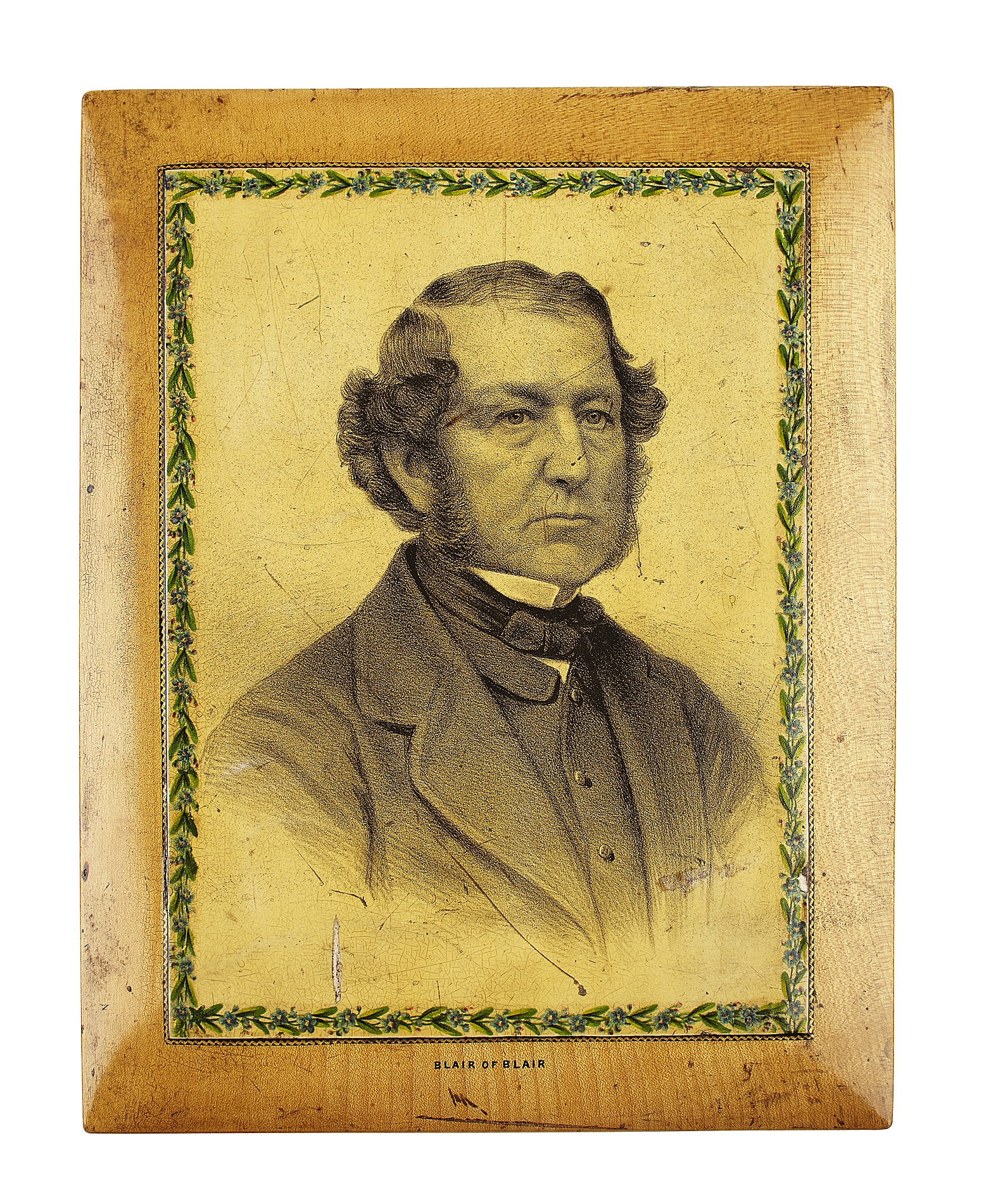 THREE BLAIR FAMILY PORTRAIT MAUCHLINE BOXES