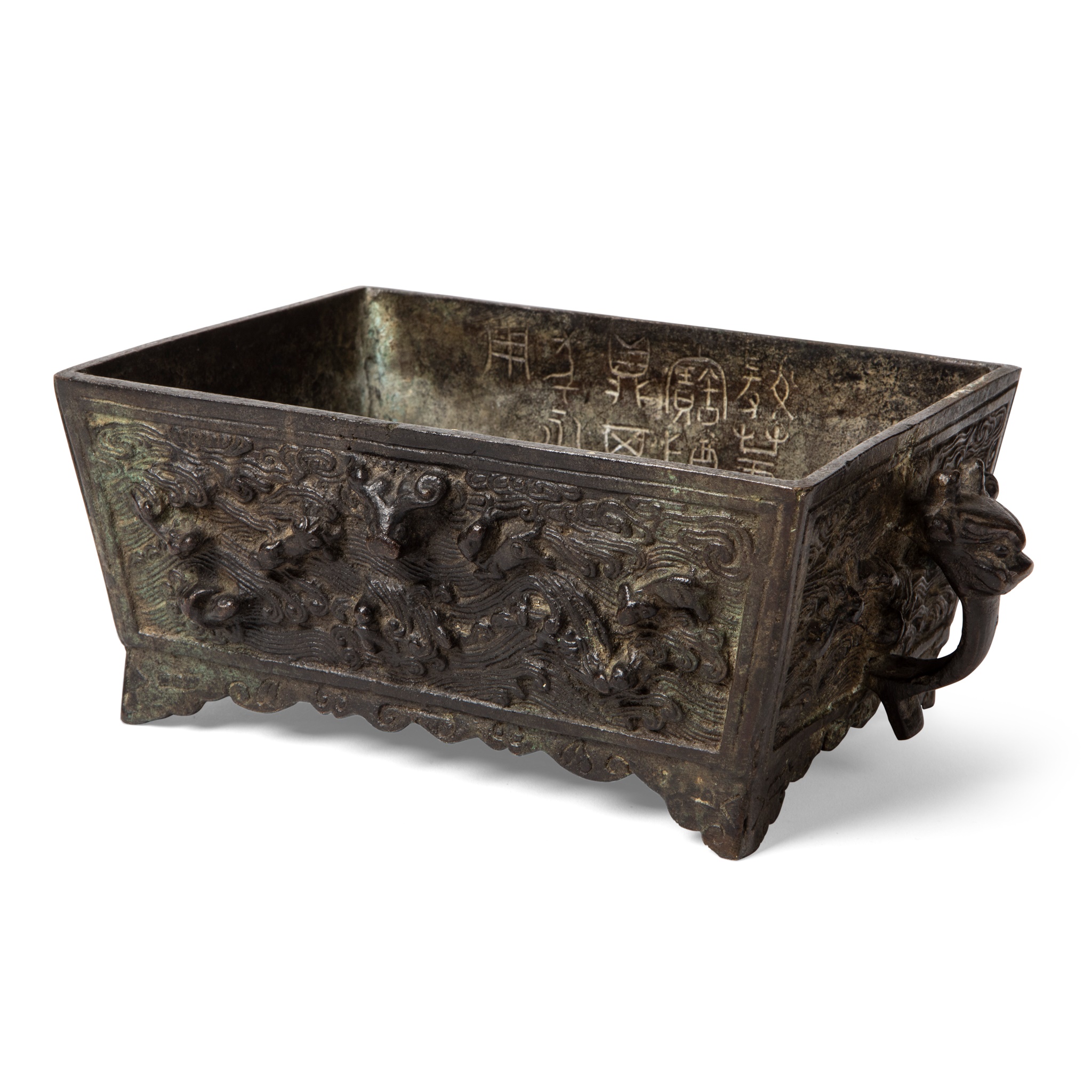 BRONZE RECTANGULAR CENSER