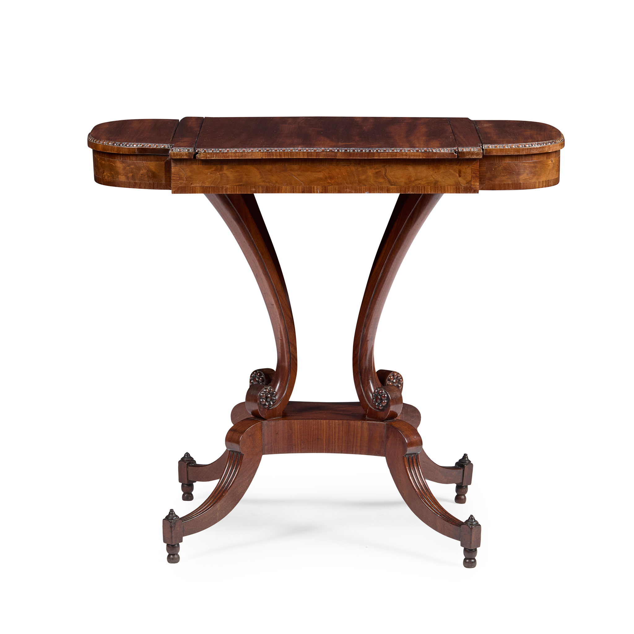 SCOTTISH REGENCY MAHOGANY GAMES TABLE, ATTRIBUTED TO WILLIAM TROTTER