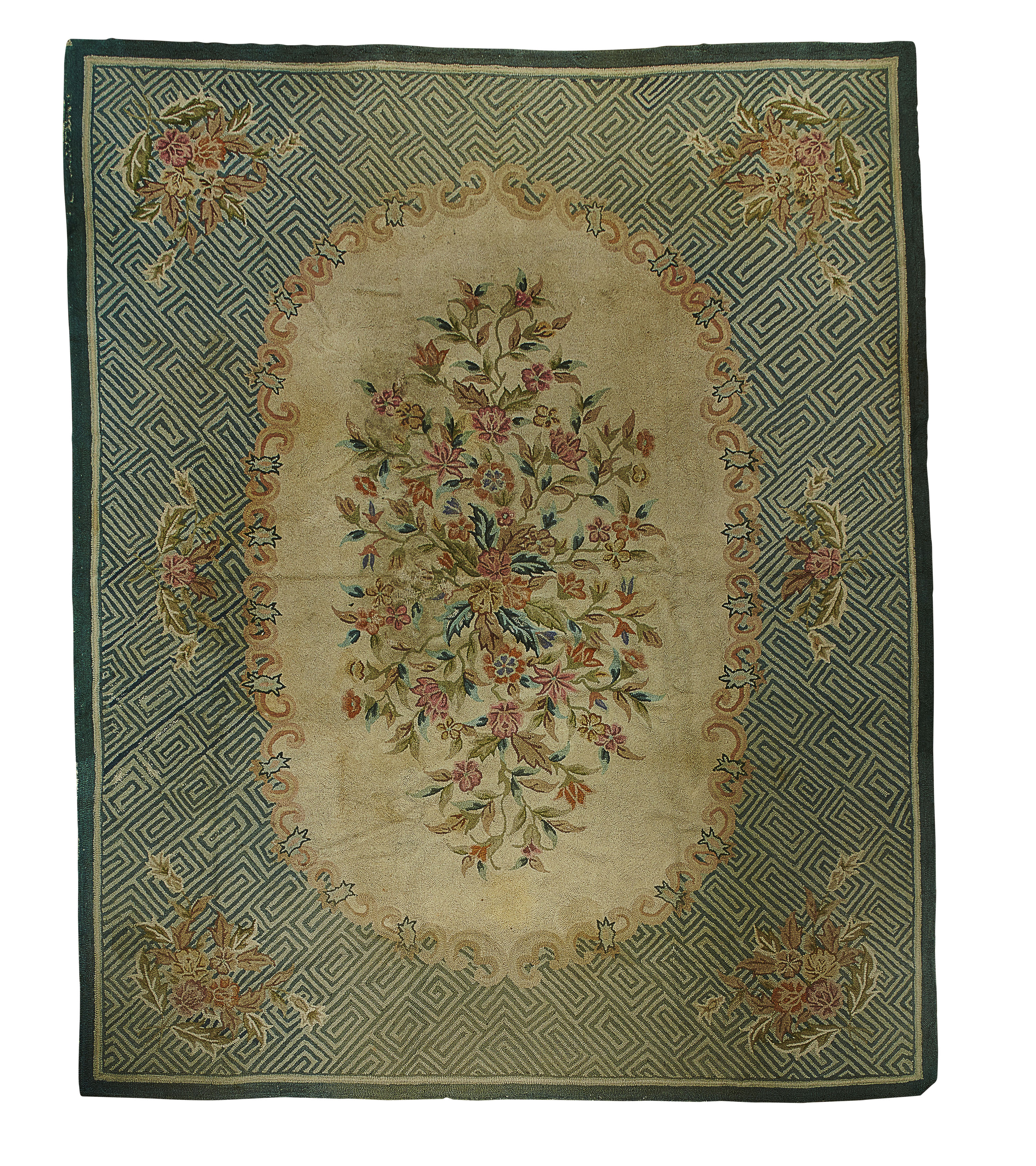 ART DECO STYLE WOOL CARPET