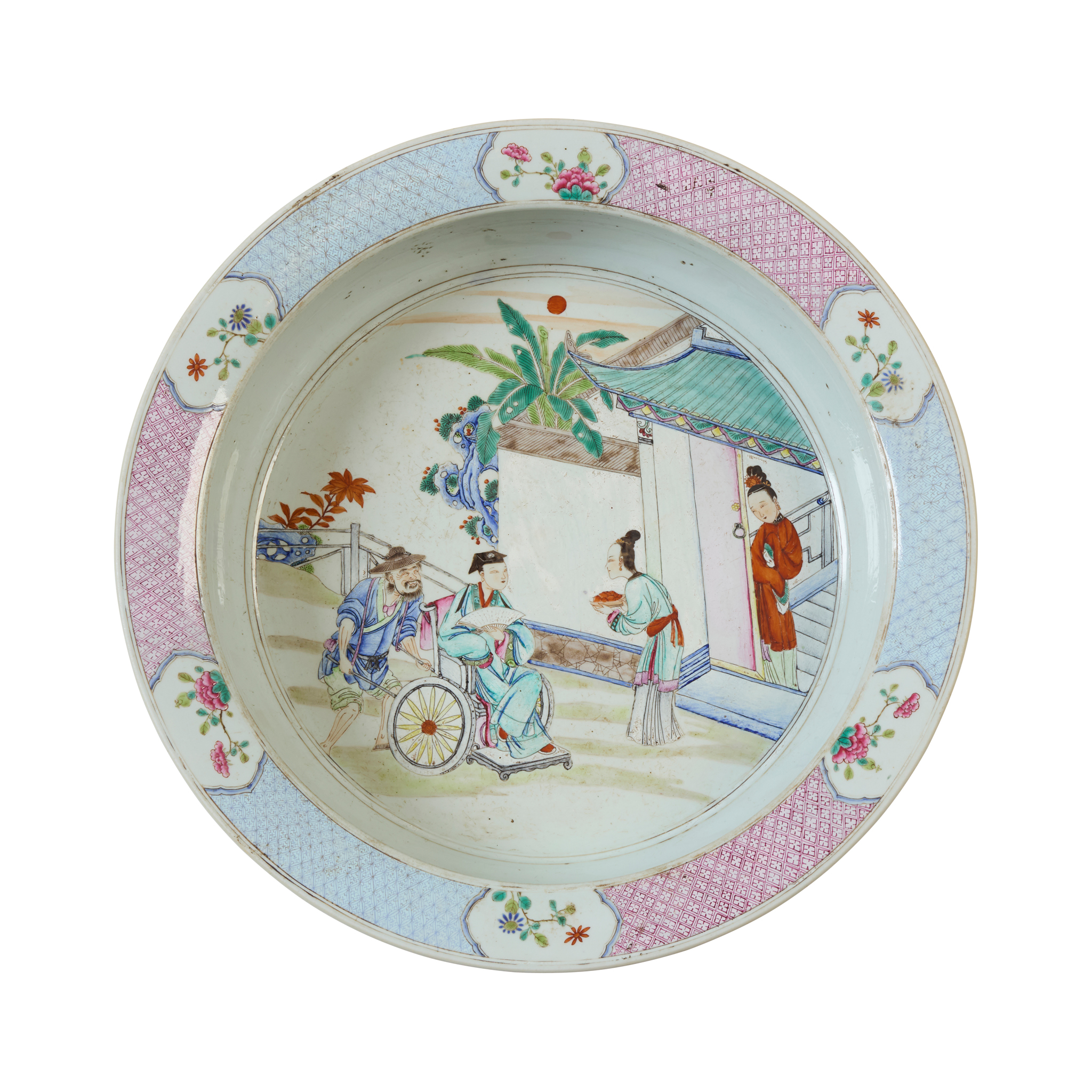 CHINESE FAMILLE ROSE BASIN