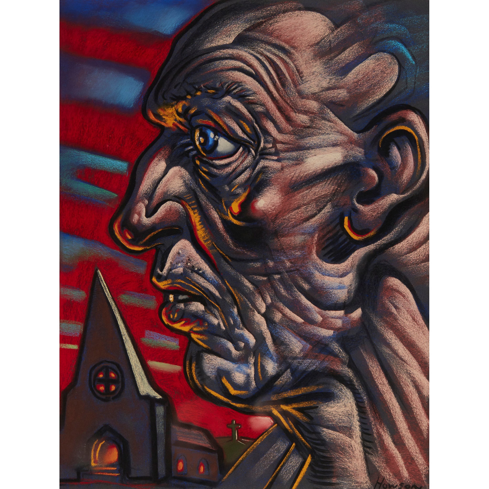PETER HOWSON O.B.E. (SCOTTISH B.1958)