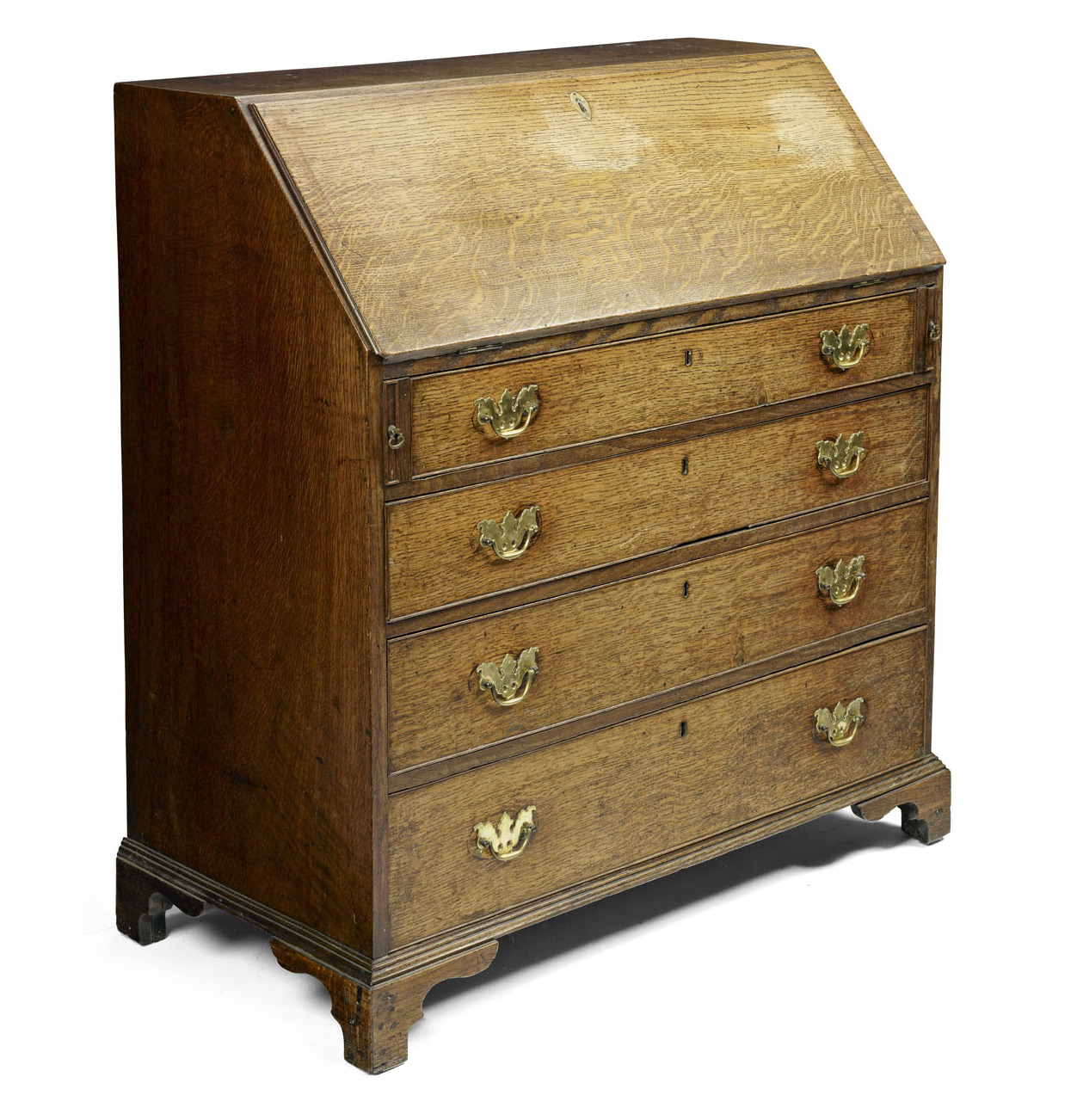 GEORGE III OAK BUREAU