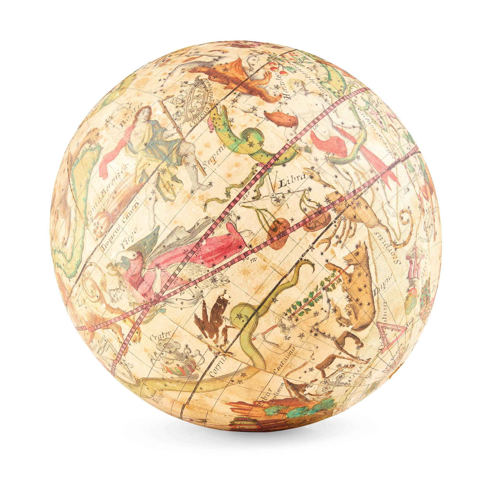 GEORGE MATTHAUS SEUTTER 8 INCH CELESTIAL GLOBE