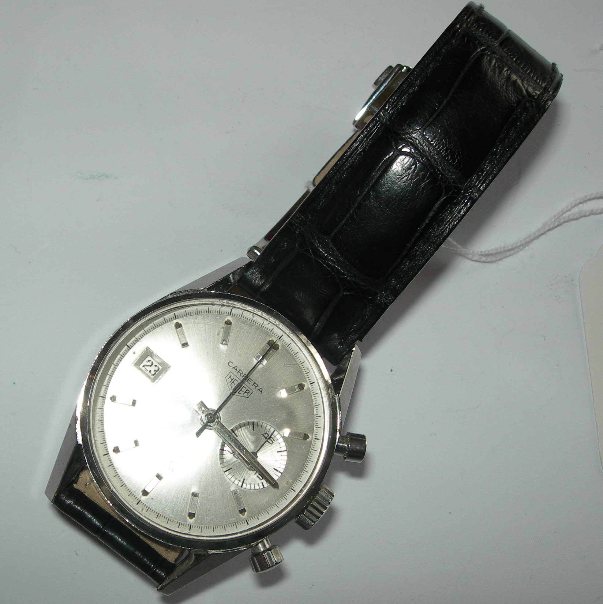 CARRERA HEUER - a gentleman's stainless steel wrist watch