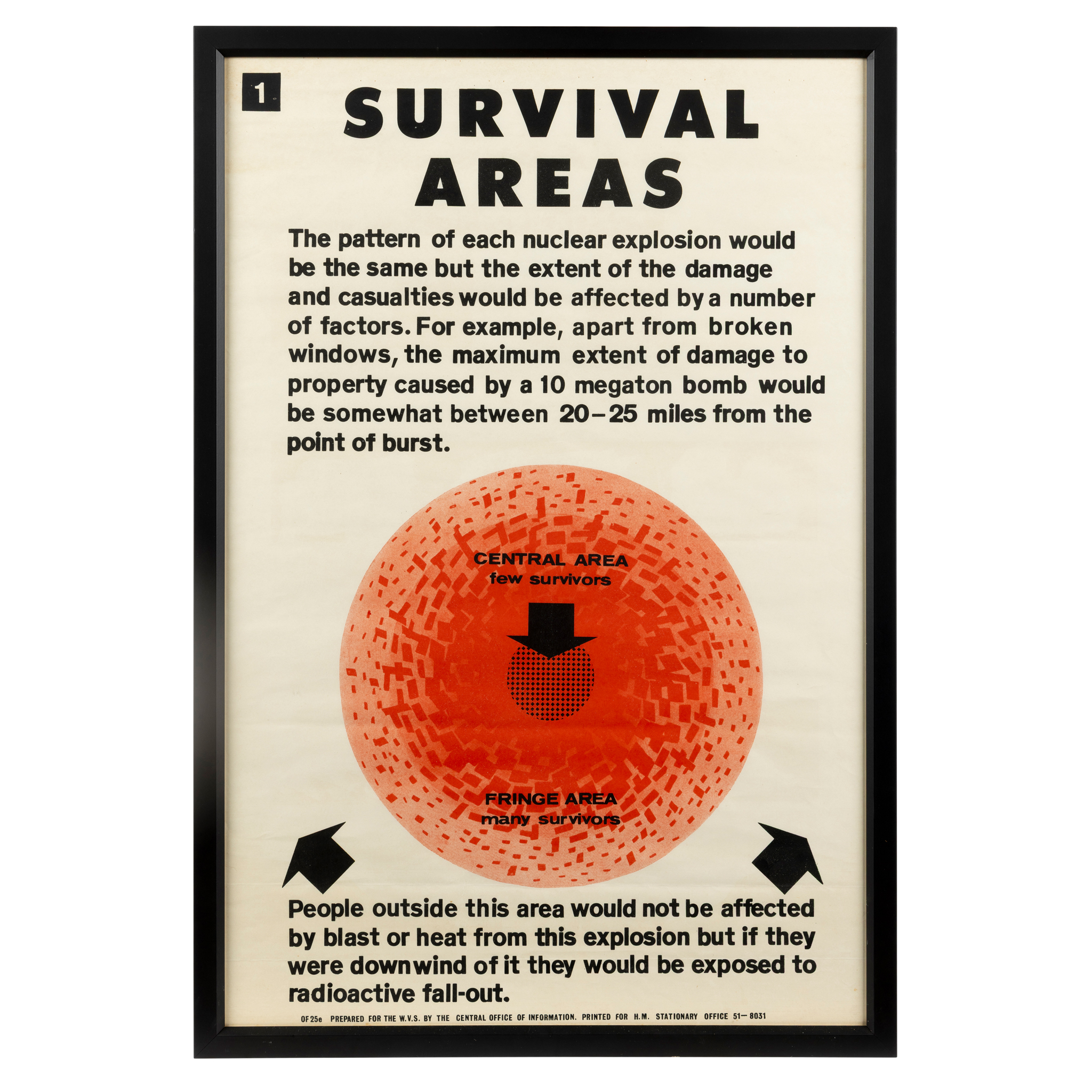 A SET OF SIX COLD WAR CIVIL DEFENCE POSTERS