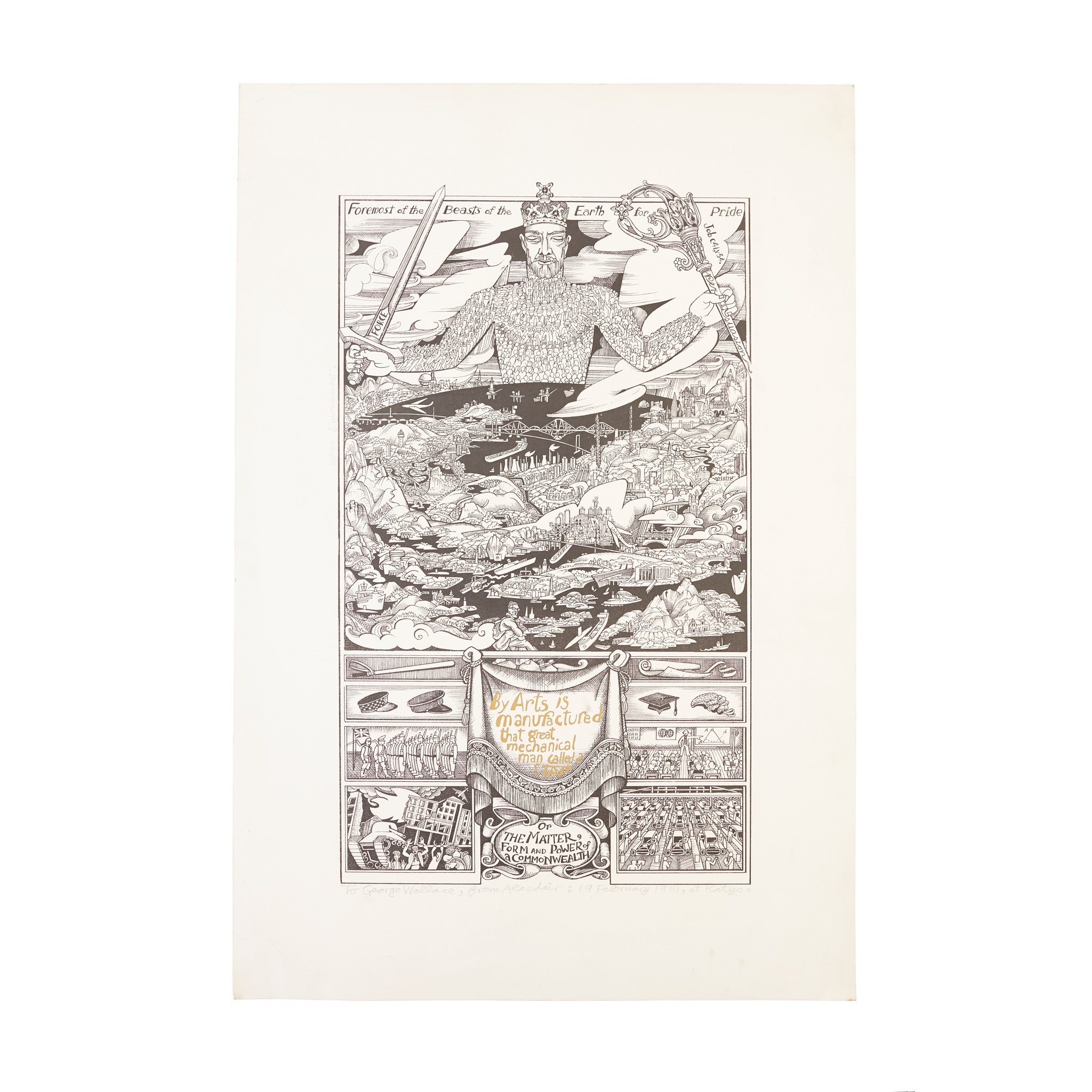 ALASDAIR GRAY (SCOTTISH 1934-2019)