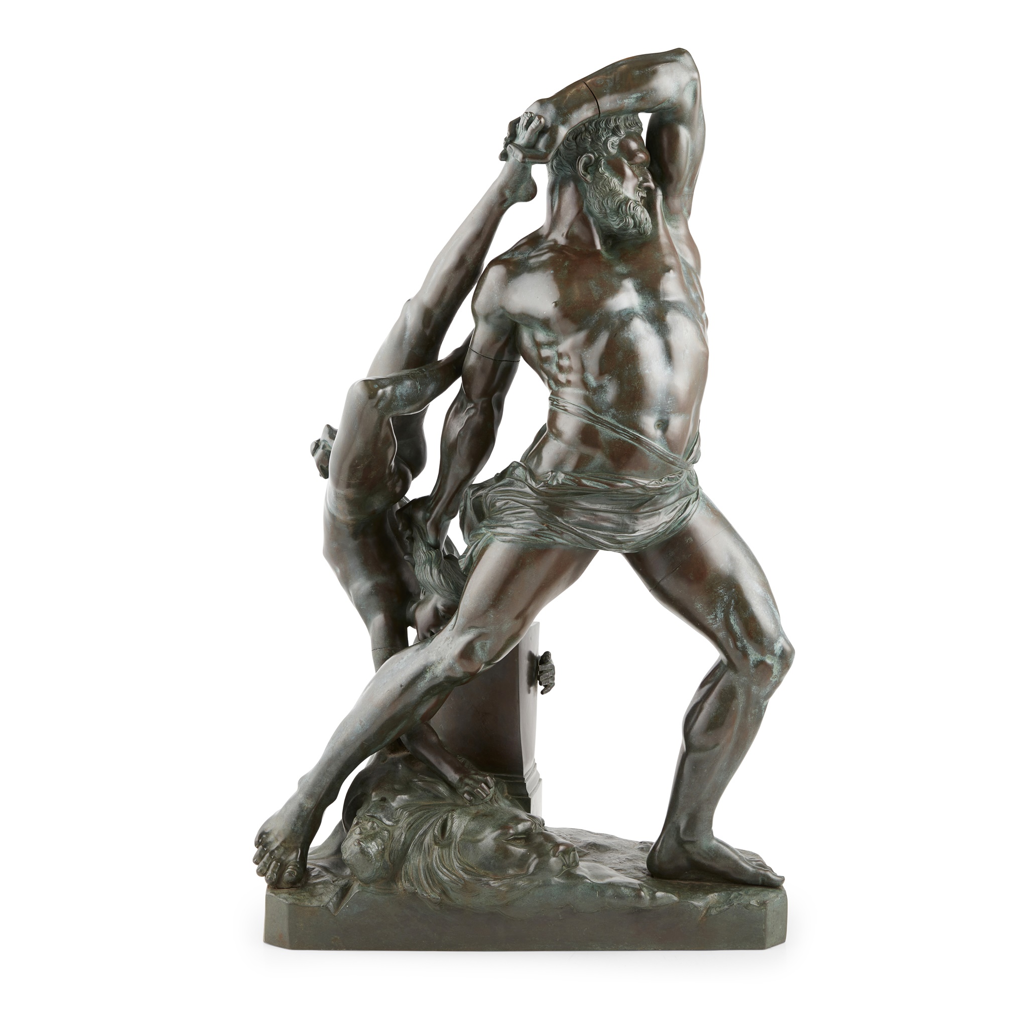 HERCULES AND LICHAS, AFTER ANTONIO CANOVA (ITALIAN 1757-1822)