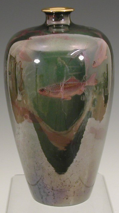 A Wilkinson's 'Oviflamme' vase,