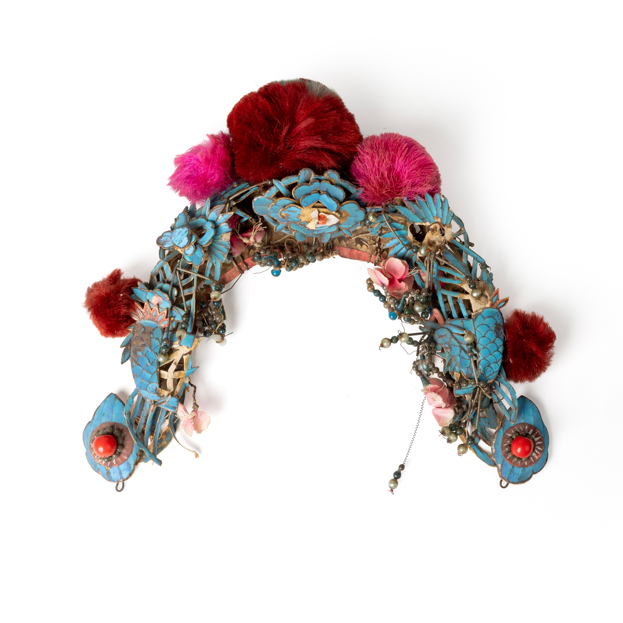 CHINESE KINGFISHER FEATHER HEADDRESS