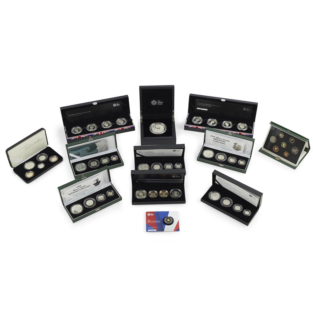 U.K. - A collection of various limited edition silver Piedfort and other proof sets