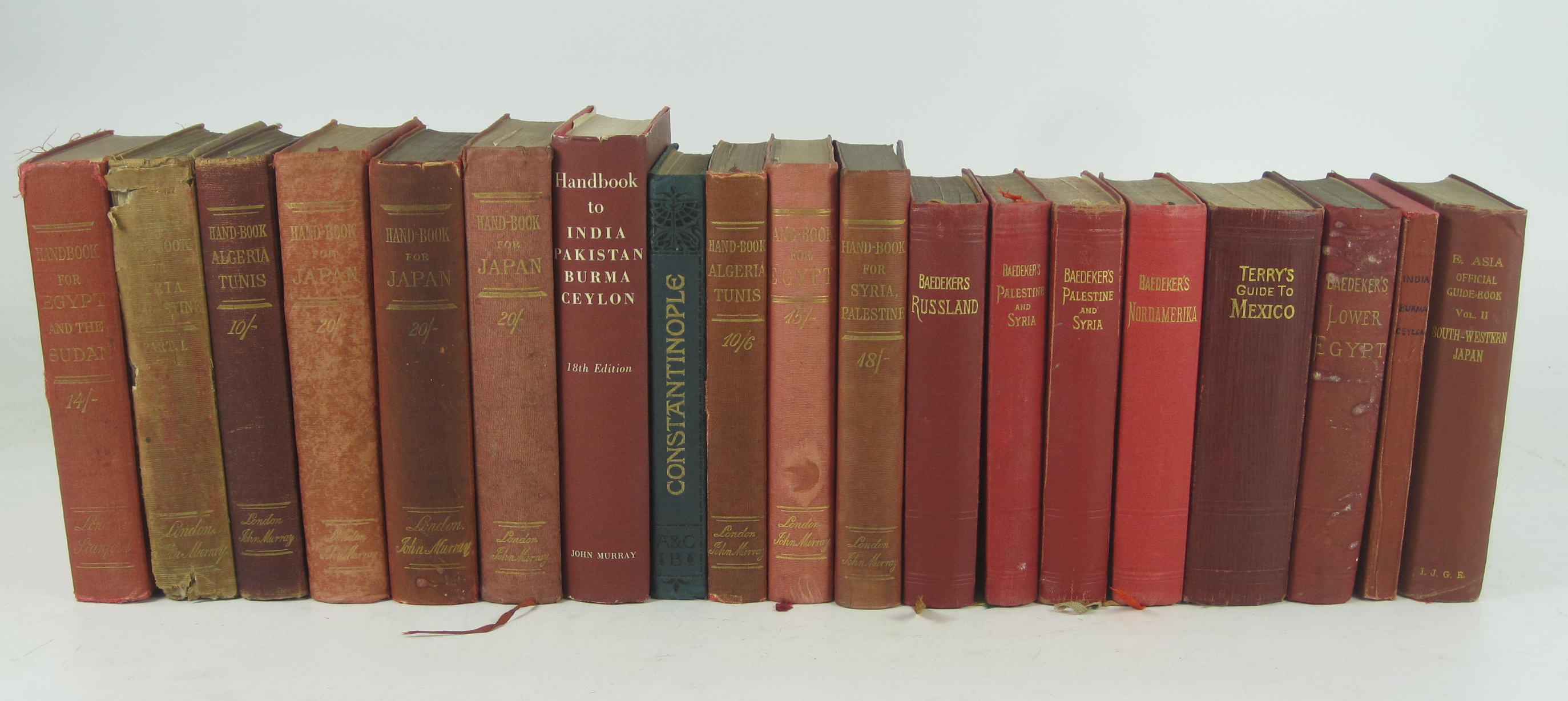 Baedeker, Karl, and other travel guides - Russia, Africa, Asia and the Americas