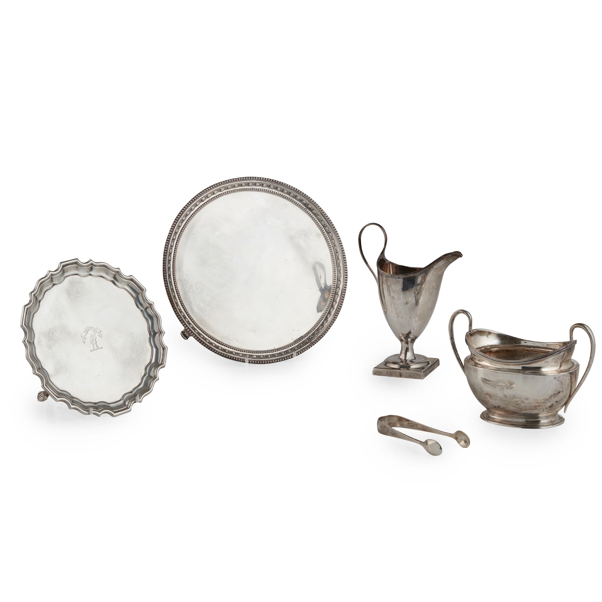 A George III card tray