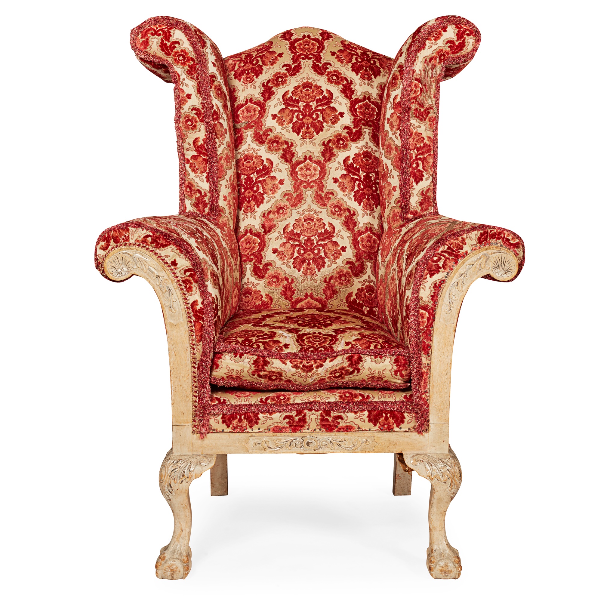 GEORGE I STYLE WING ARMCHAIR
