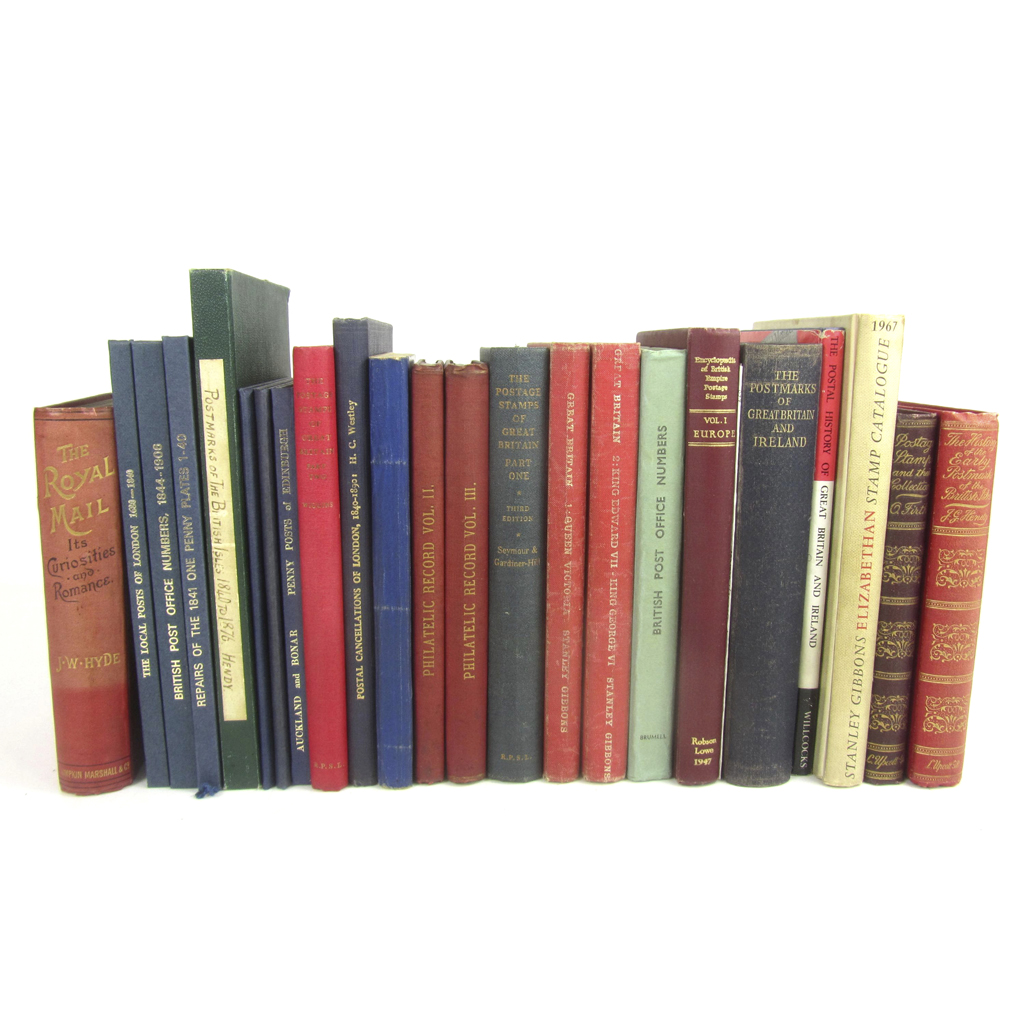 Philately, 46 books, including