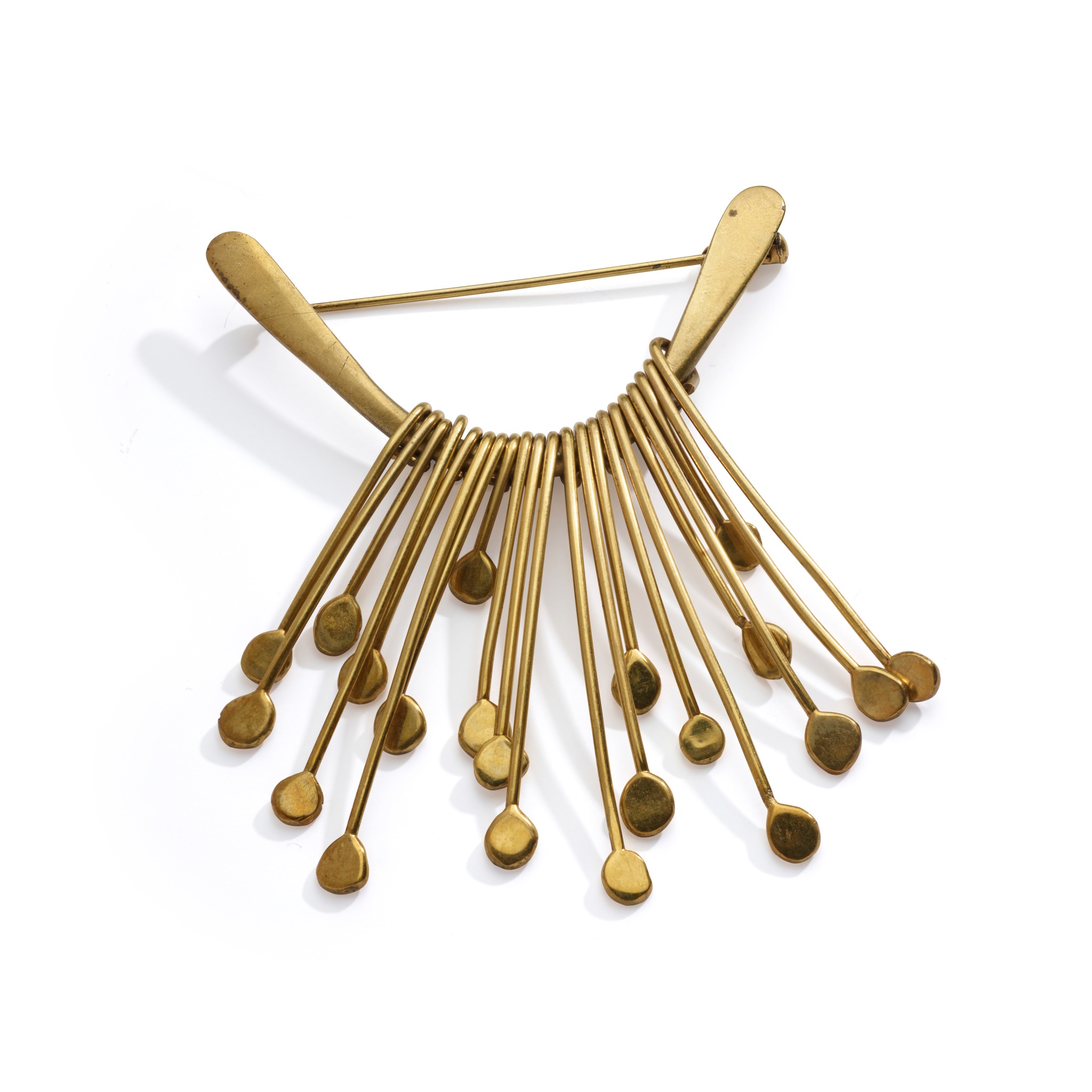 A fringe brooch, by Charles de Temple, circa 1960