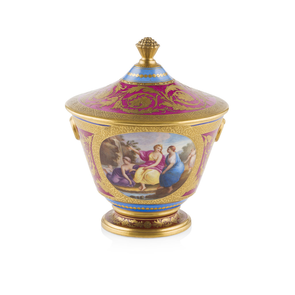 ROYAL VIENNA PORCELAIN SUCRIER AND COVER
