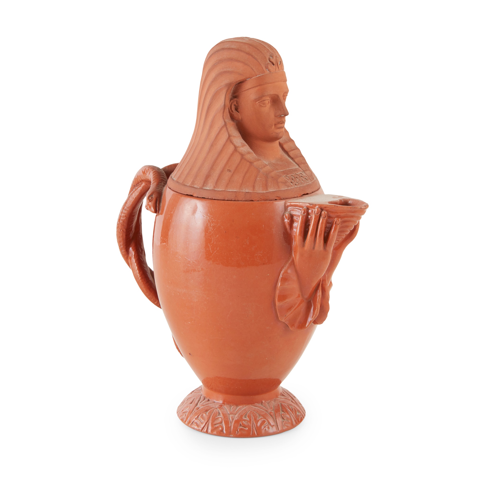 ANTICO ROSSO EGYPTIAN REVIVAL COFFEE POT