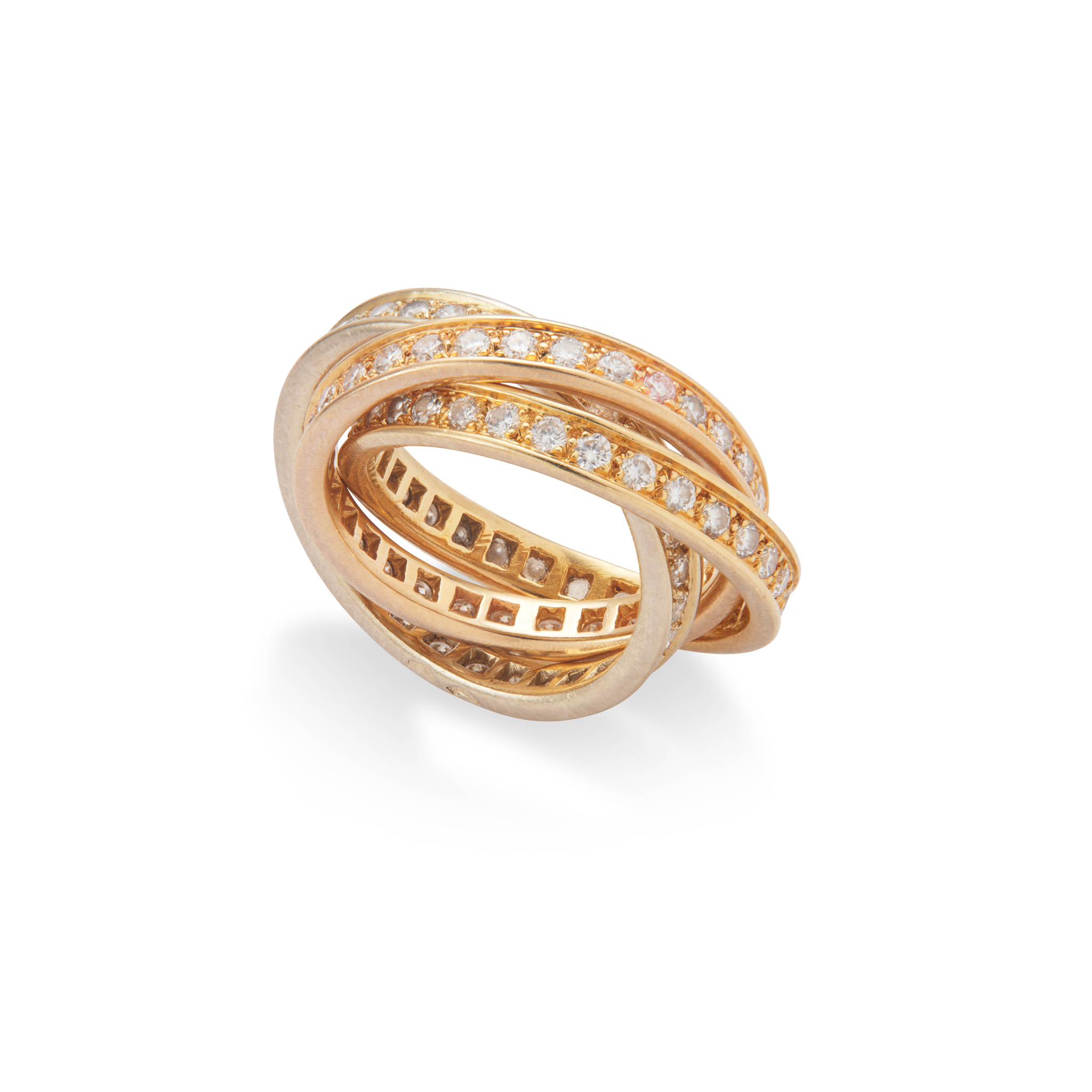 Cartier: A diamond 'Trinity' ring