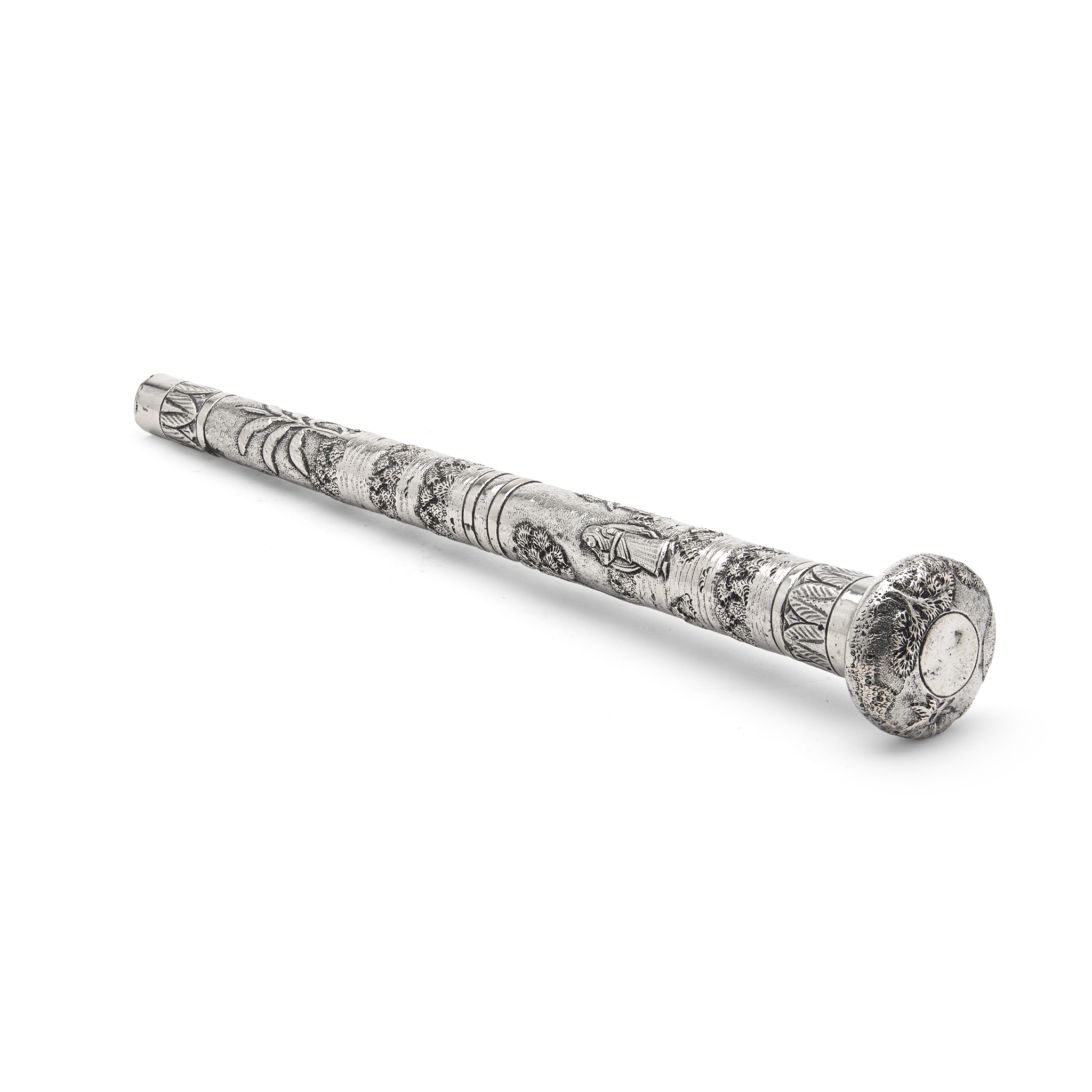 AN INDIAN PARASOL HANDLE