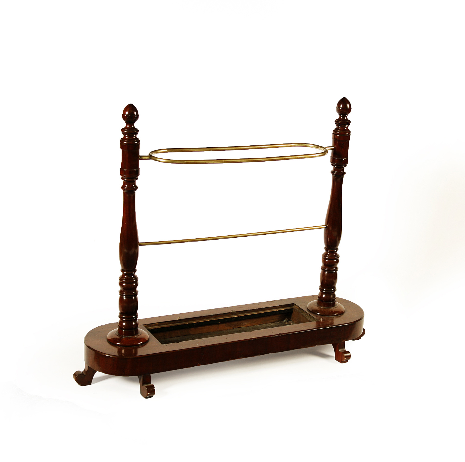 VICTORIAN MAHOGANY STICK STAND