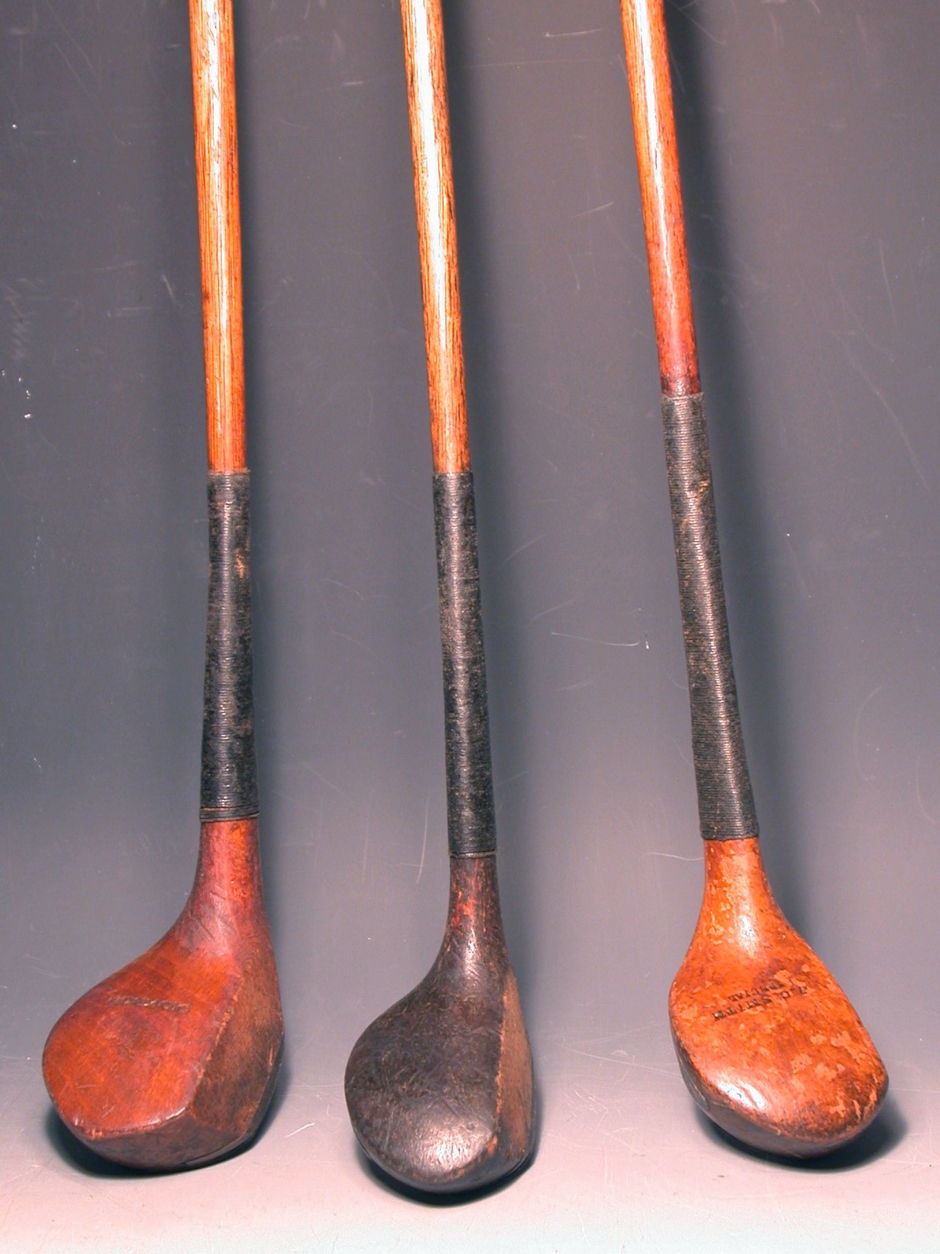 An R. Auld, scared head brassie,