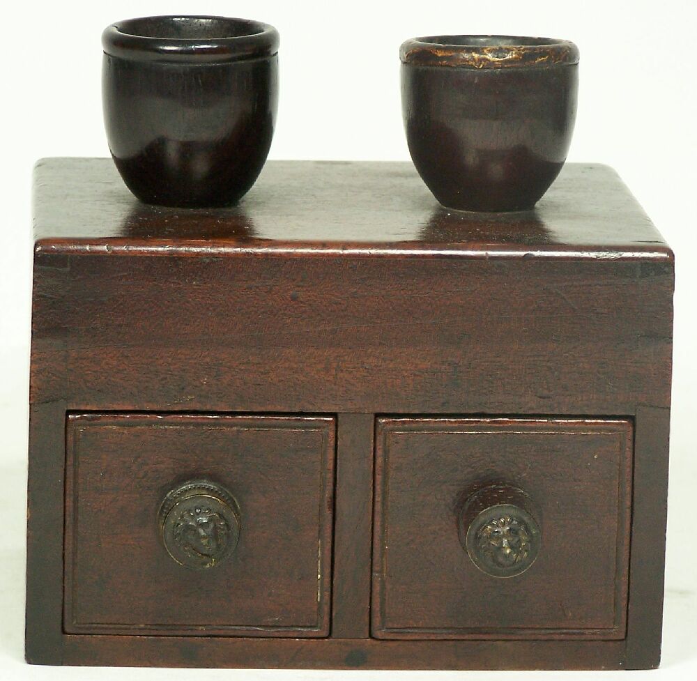 A 19th century mahogany ballot box