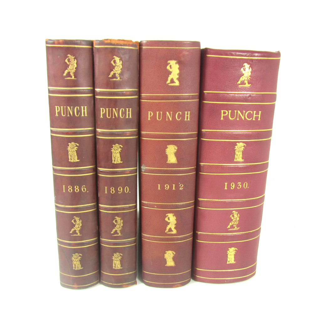 LONG RUN, RED HALF MOROCCO BINDINGS