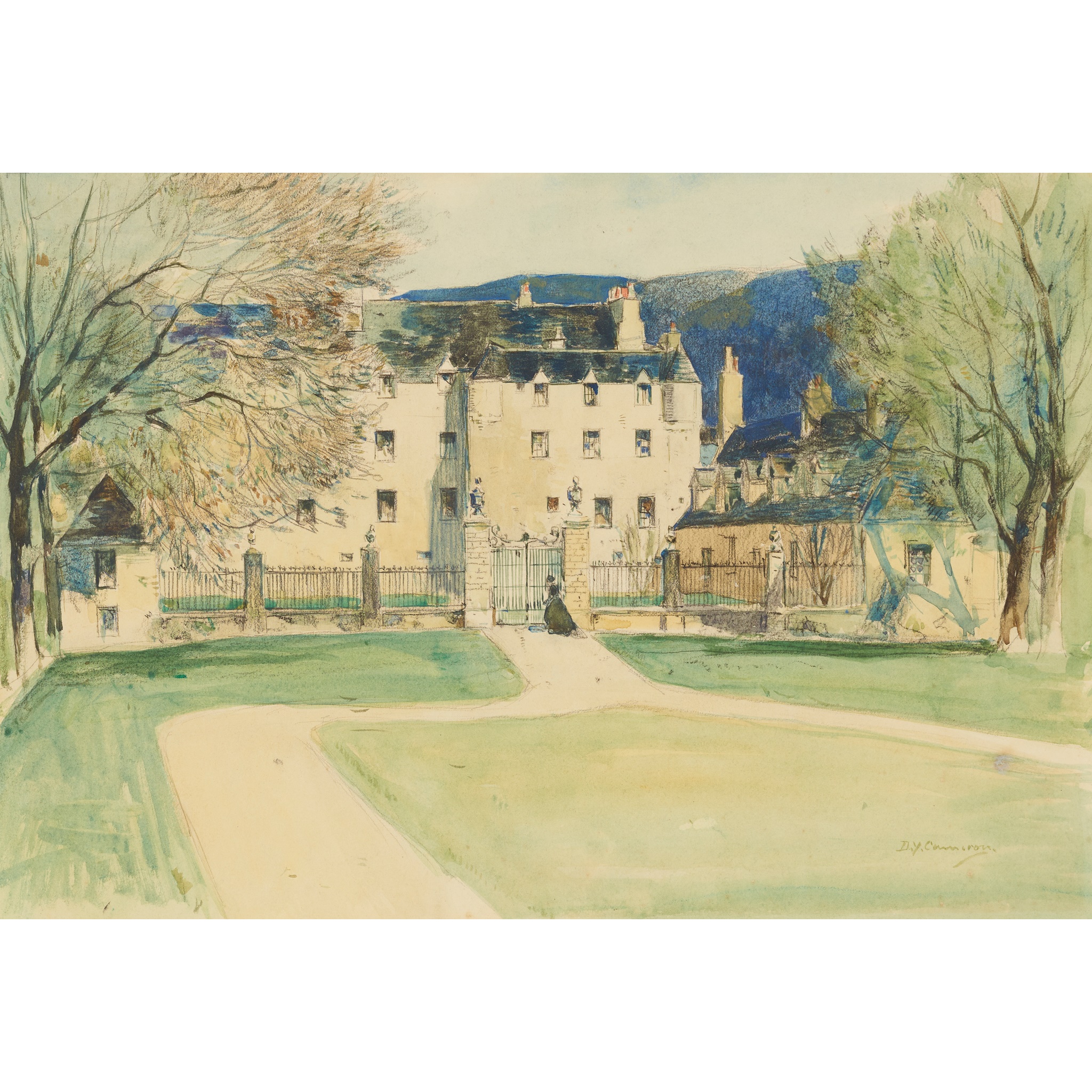 SIR DAVID YOUNG CAMERON R.A., R.S.A., R.W.S., R.S.W., R.E. (SCOTTISH 1865-1945)