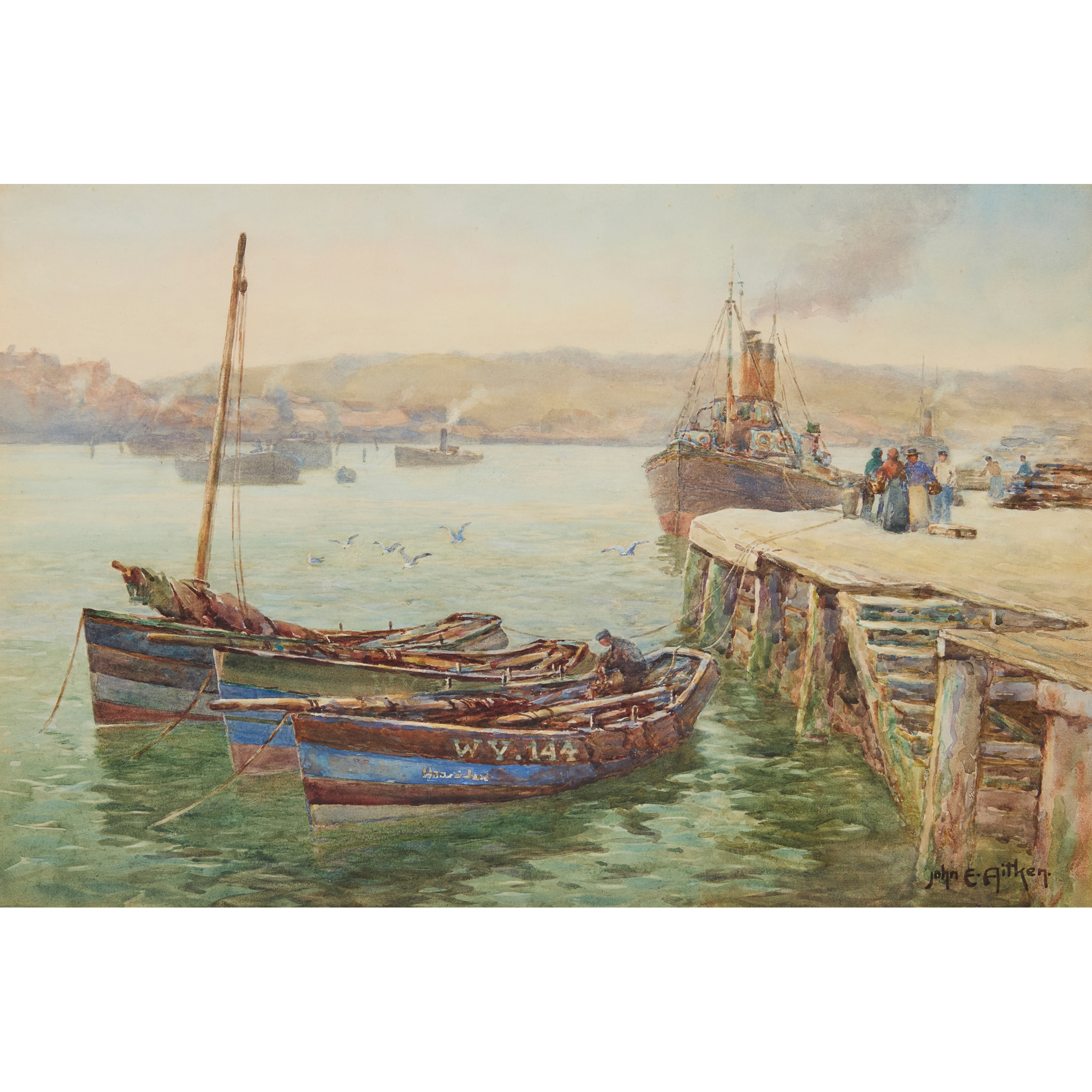 JOHN ERNEST AITKEN R.S.W., R.C..A.M.A., A.R.W.A. (SCOTTISH 1880-1957)