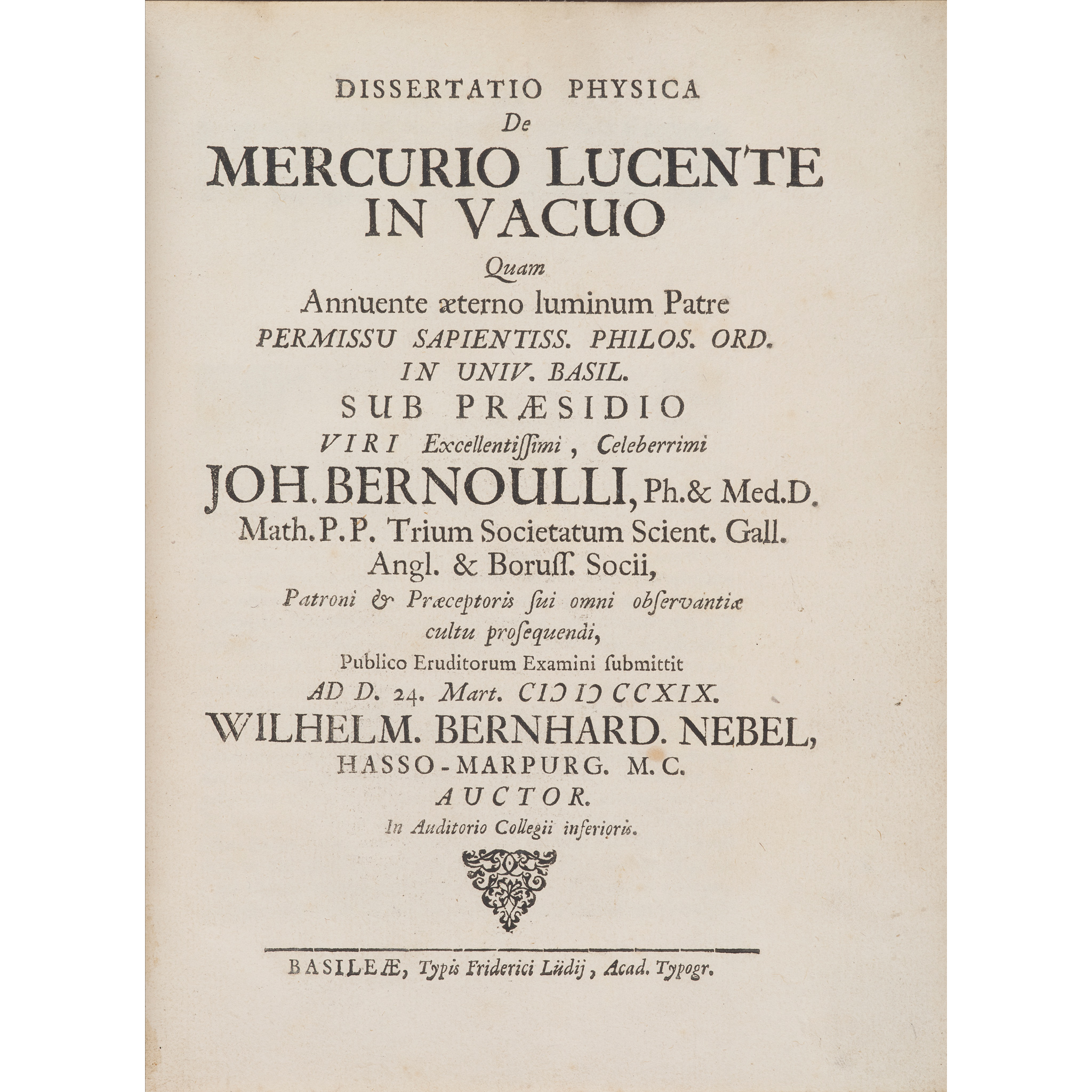 Nebel, Wilhelm Bernard
