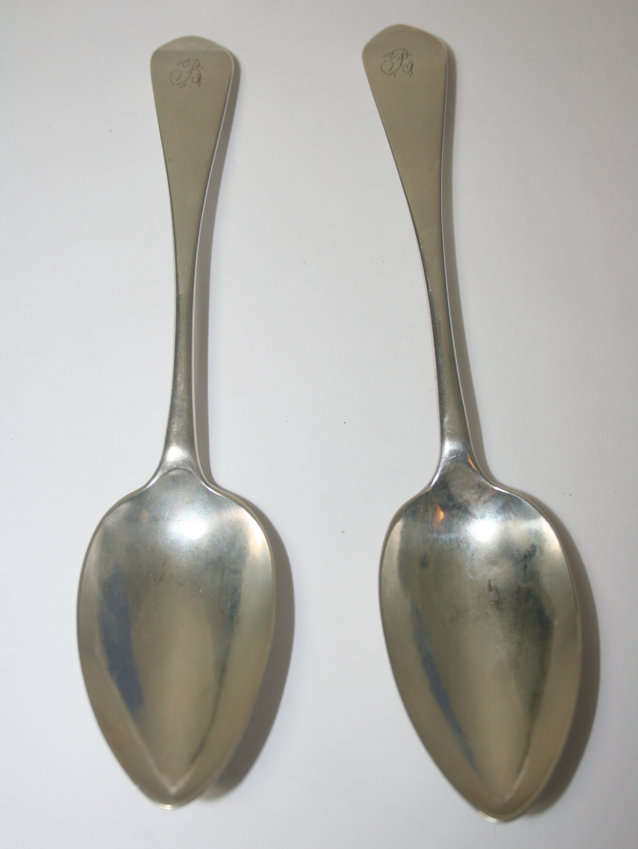 Montrose - a pair of Scottish provincial tablespoons