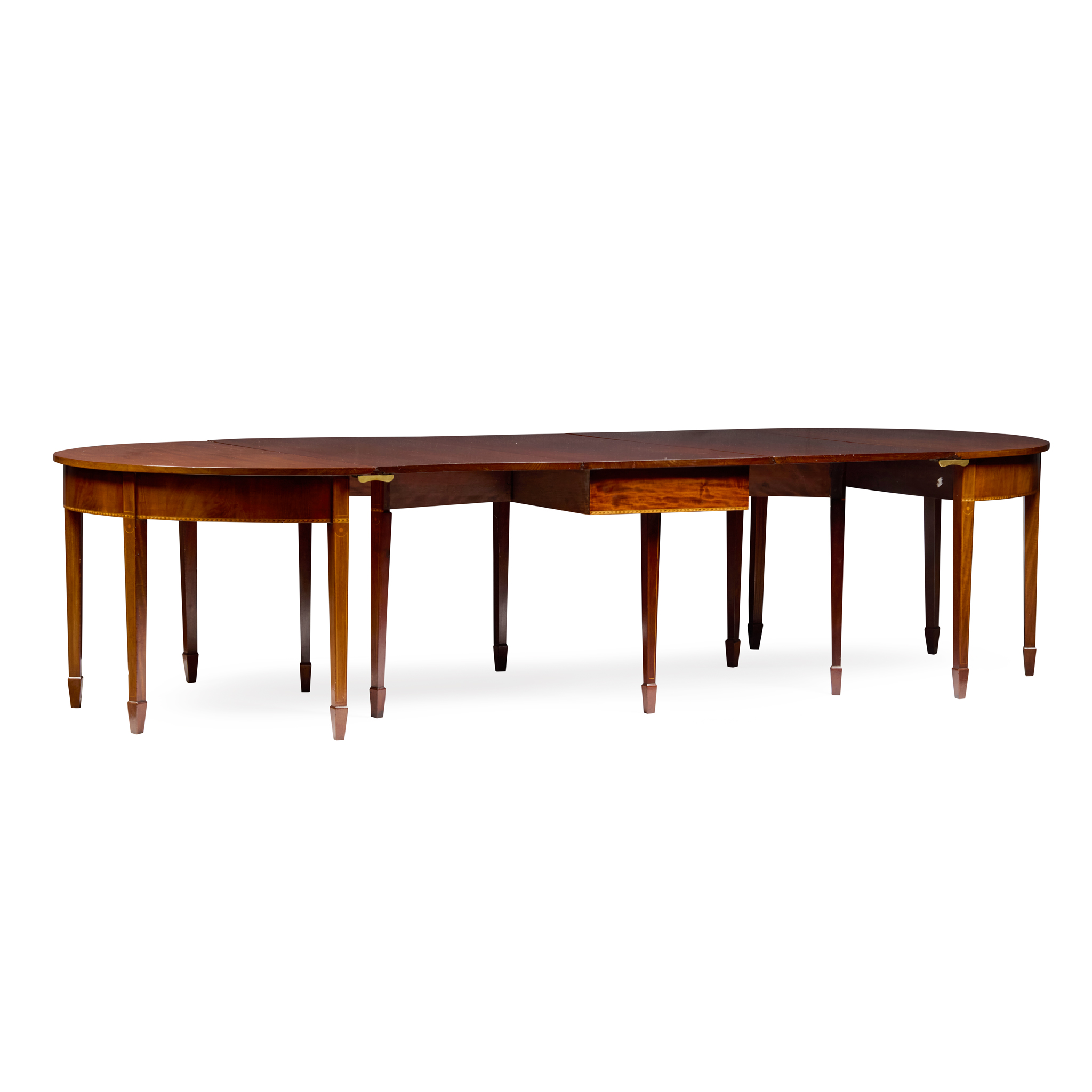 SCOTTISH GEORGE III MAHOGANY DINING TABLE