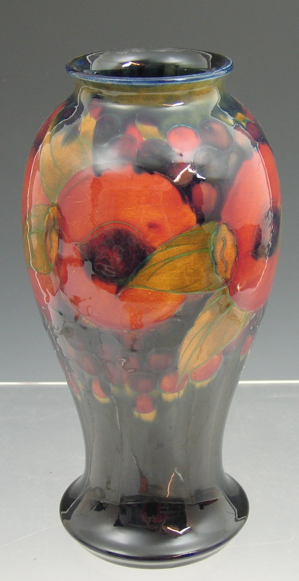 A Moorcroft baluster vase,