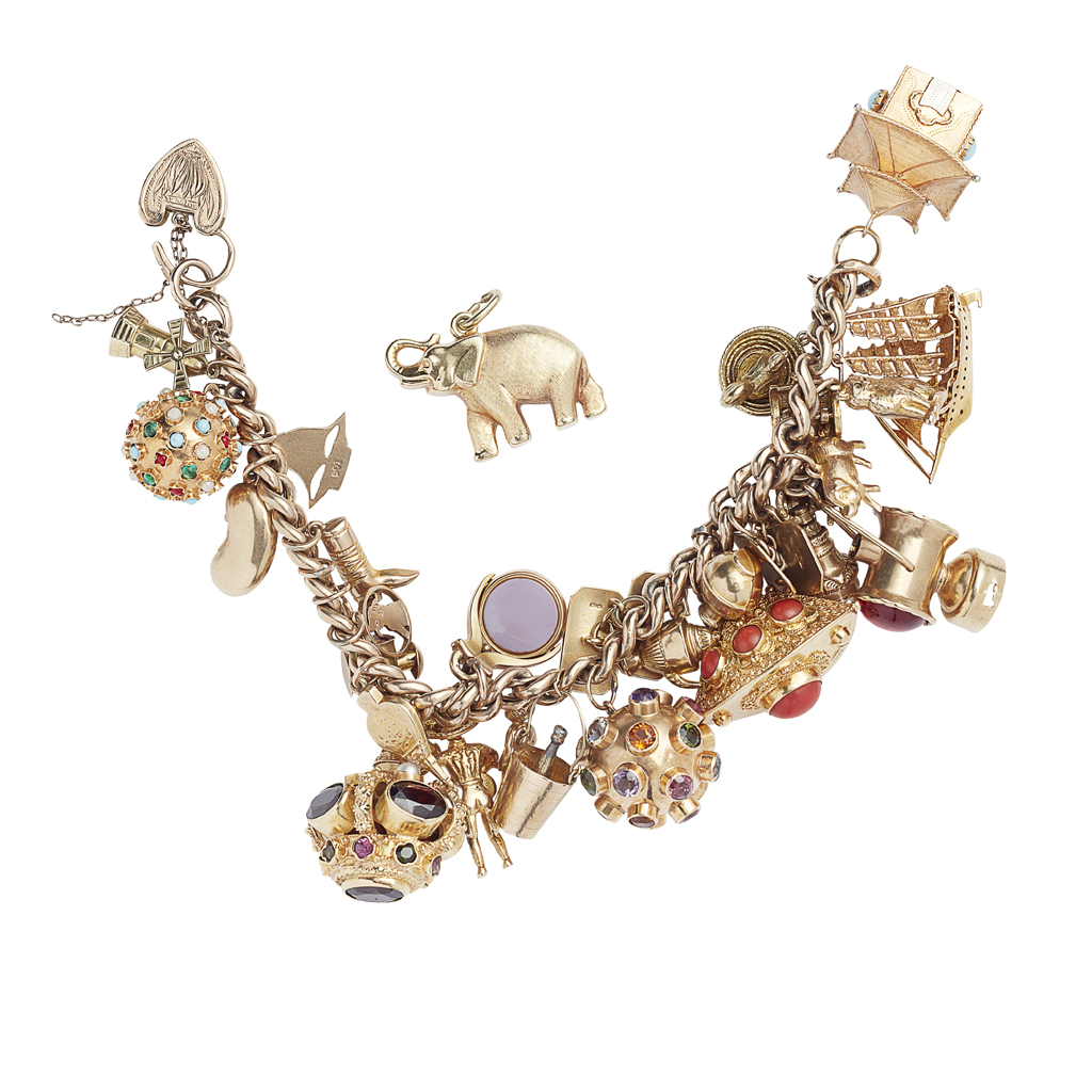 A charm bracelet