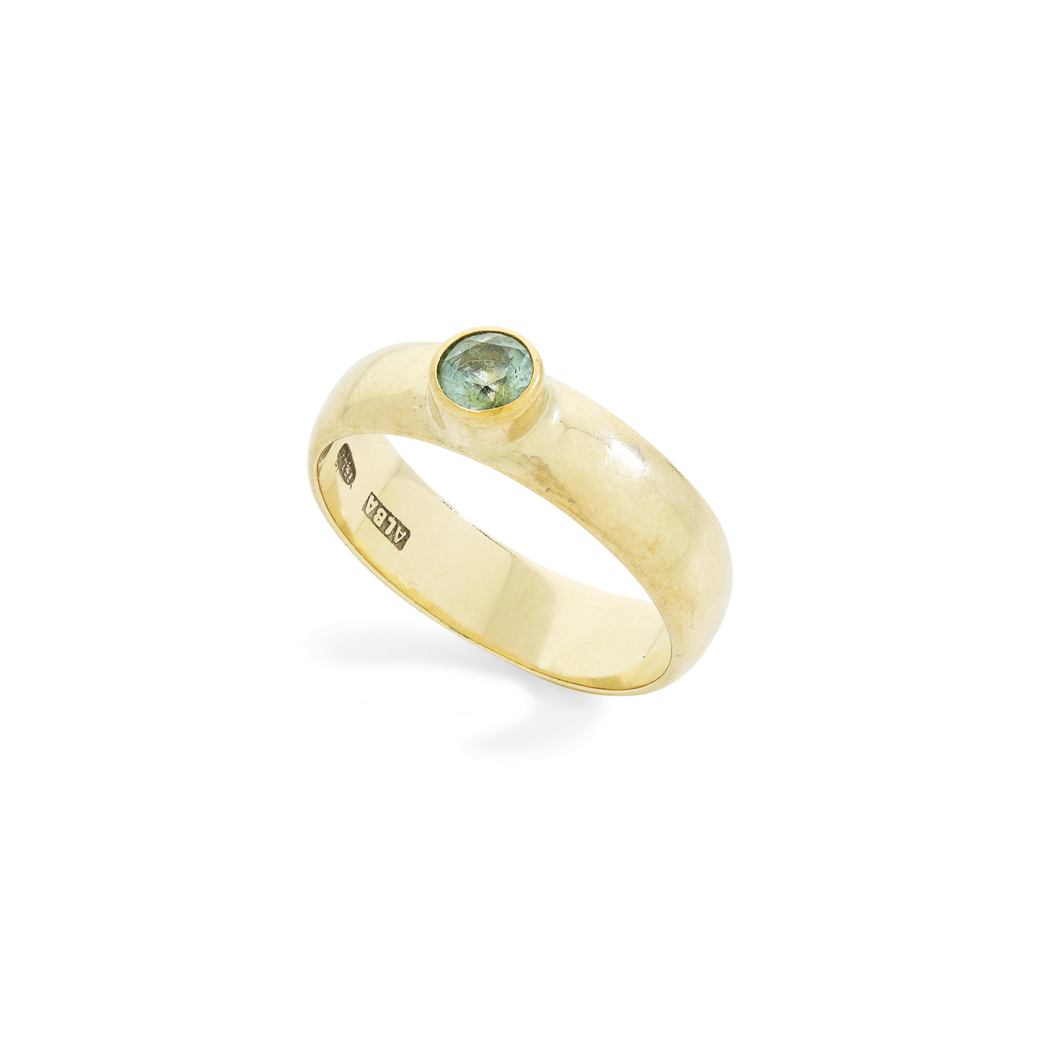 Knockan Studios: A Scottish aquamarine and gold ring