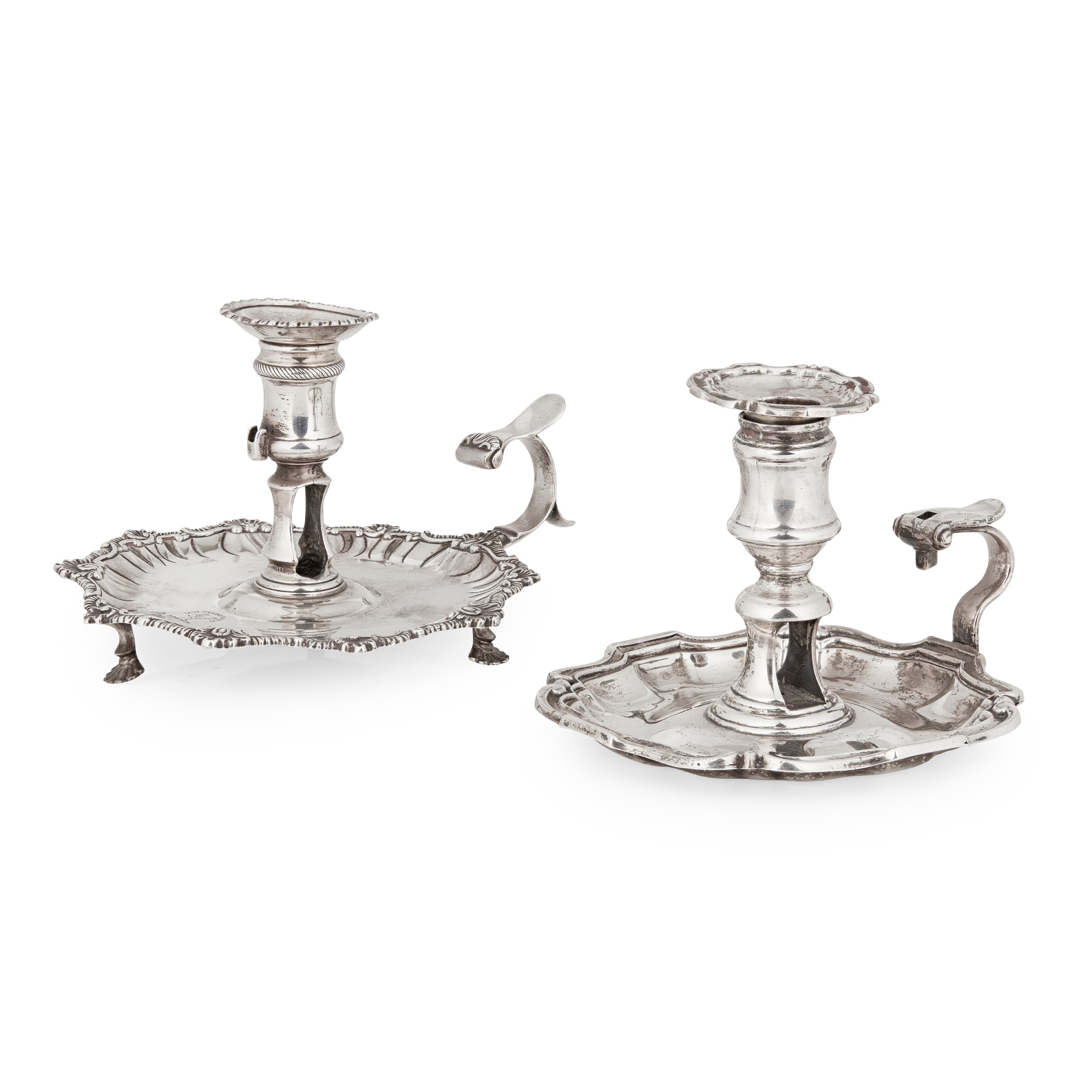 A George III chamber stick