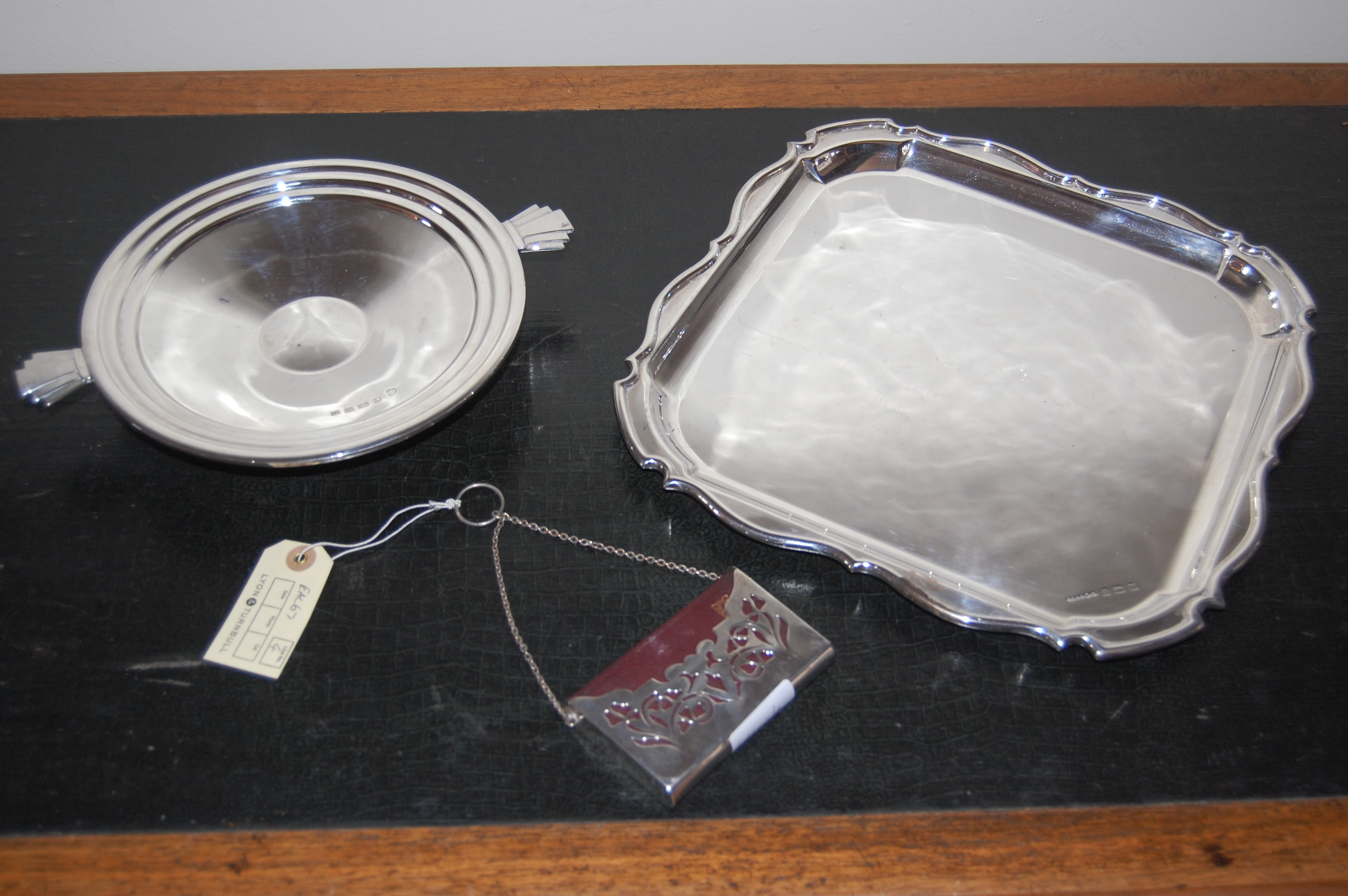 A modern square salver